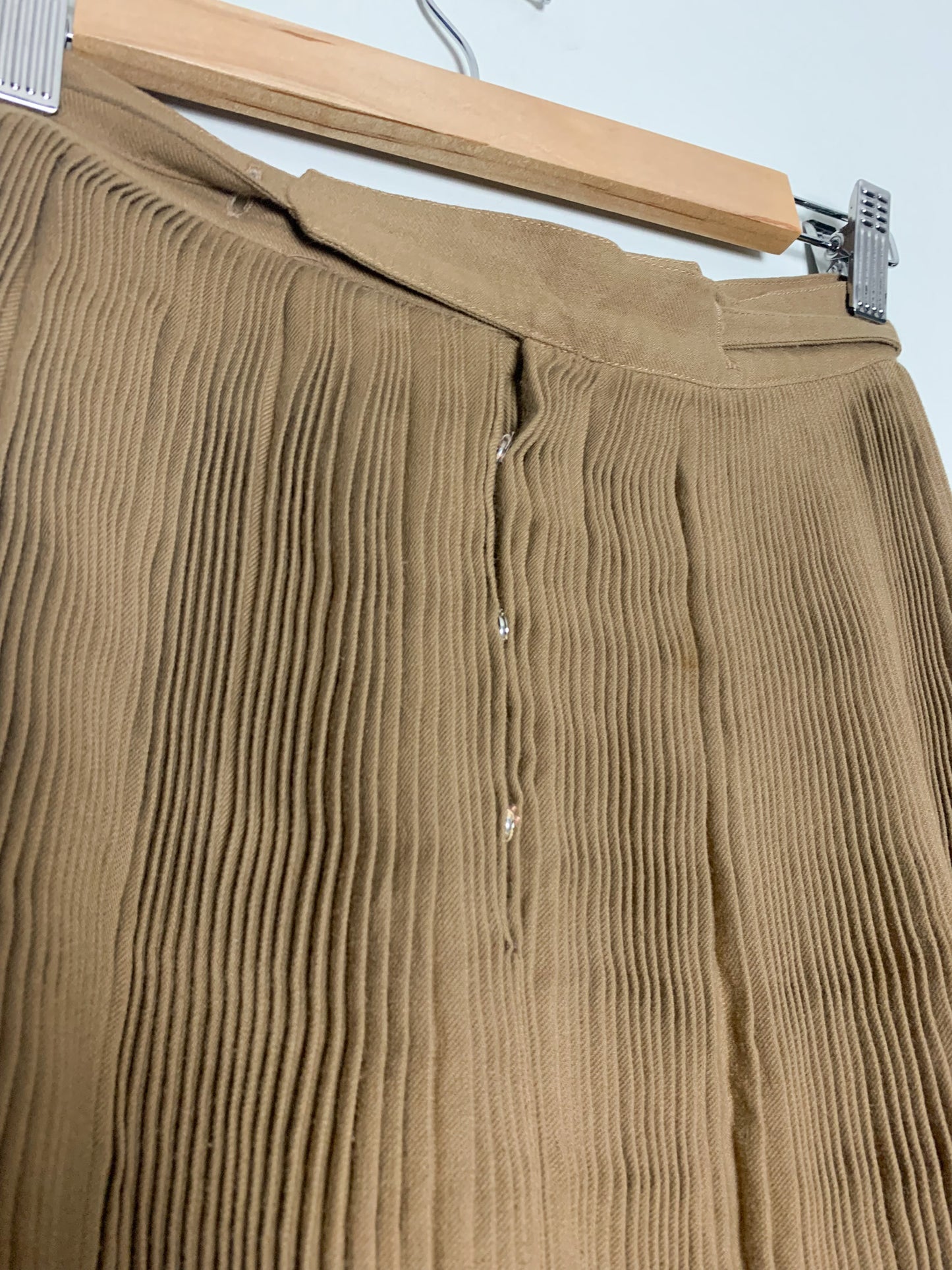 Jupe Vintage Emmanuelle Khanh - Midi Plissée Soleil - T. 32/34