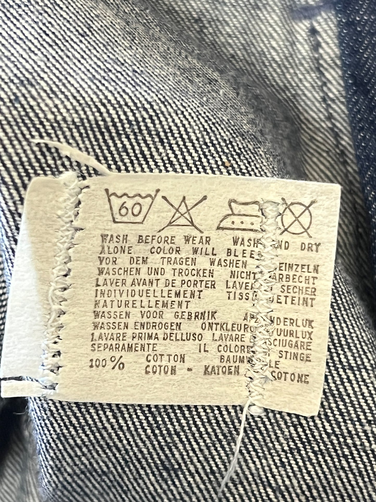 Jean Vintage 70s/80s Levi's "Shipmates" Deadstock Neuf – Flare / Pont – T32/34