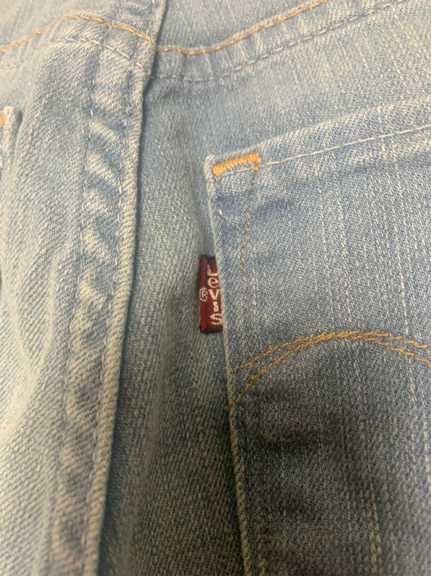 Jean bold curve straight Levis
