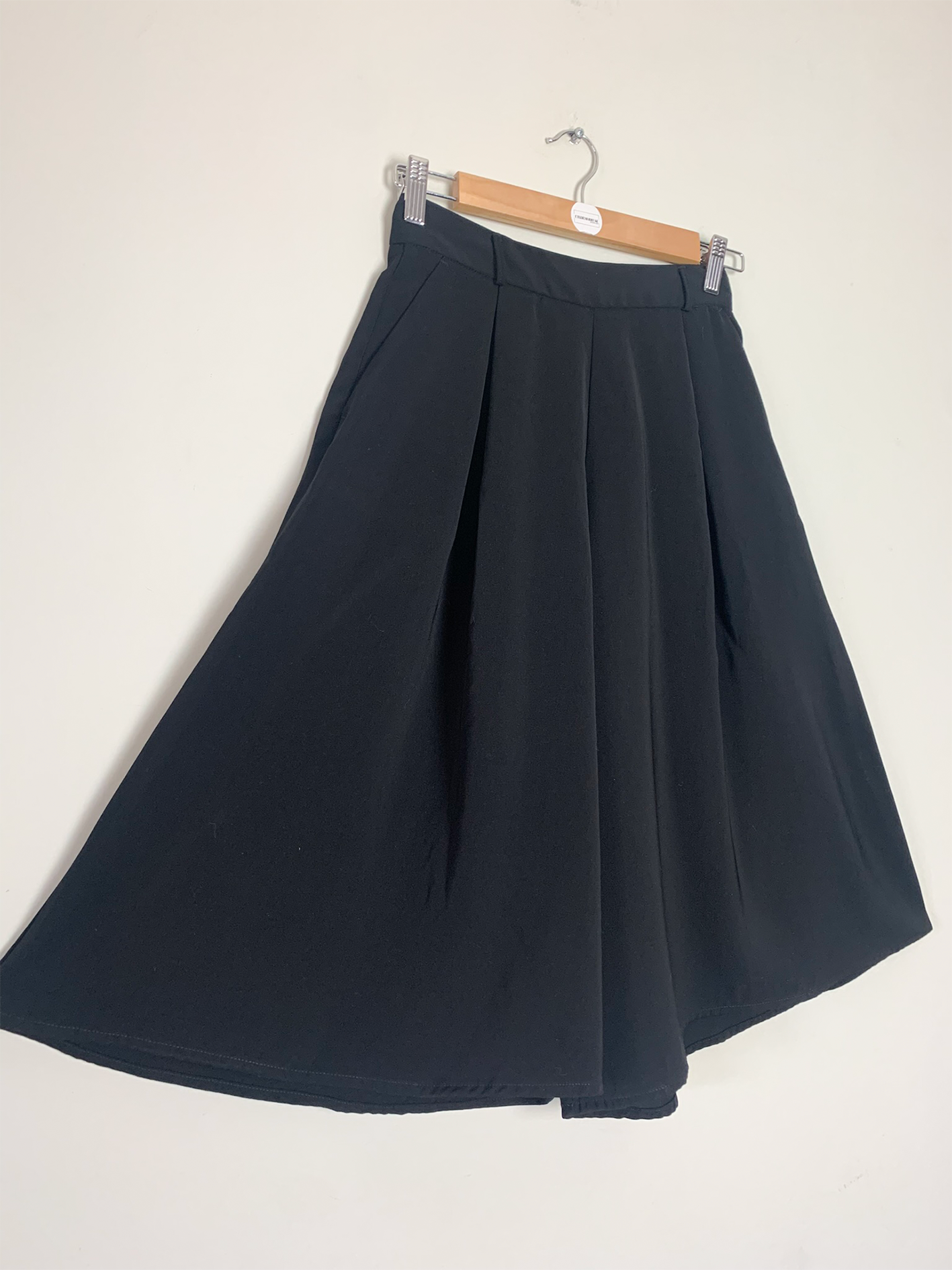 Jupe culotte fluide noire