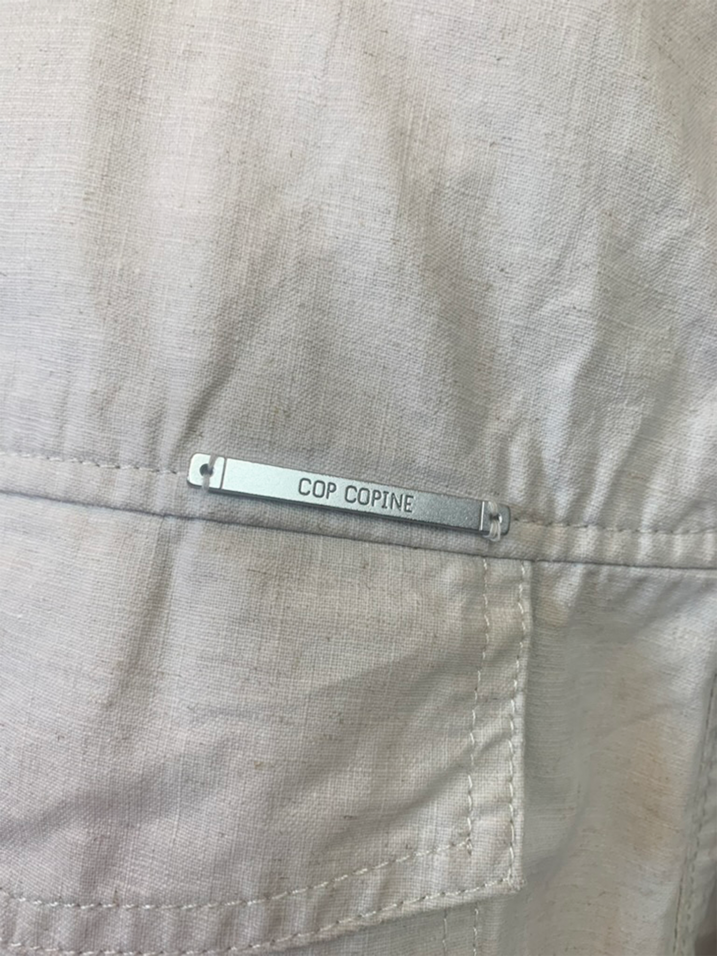 Parka imperméable en lin et coton Cop. Copine