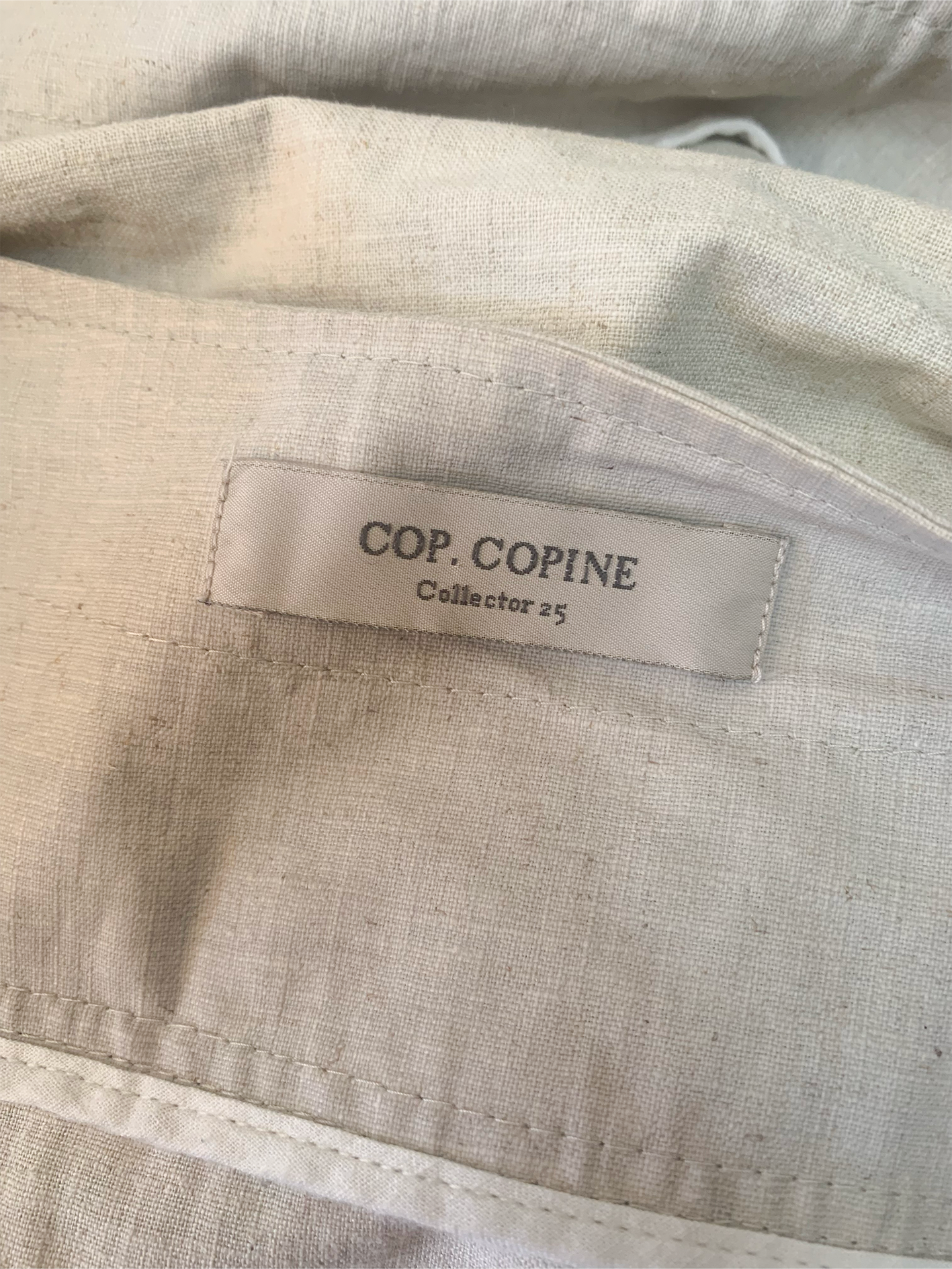 Parka imperméable en lin et coton Cop. Copine