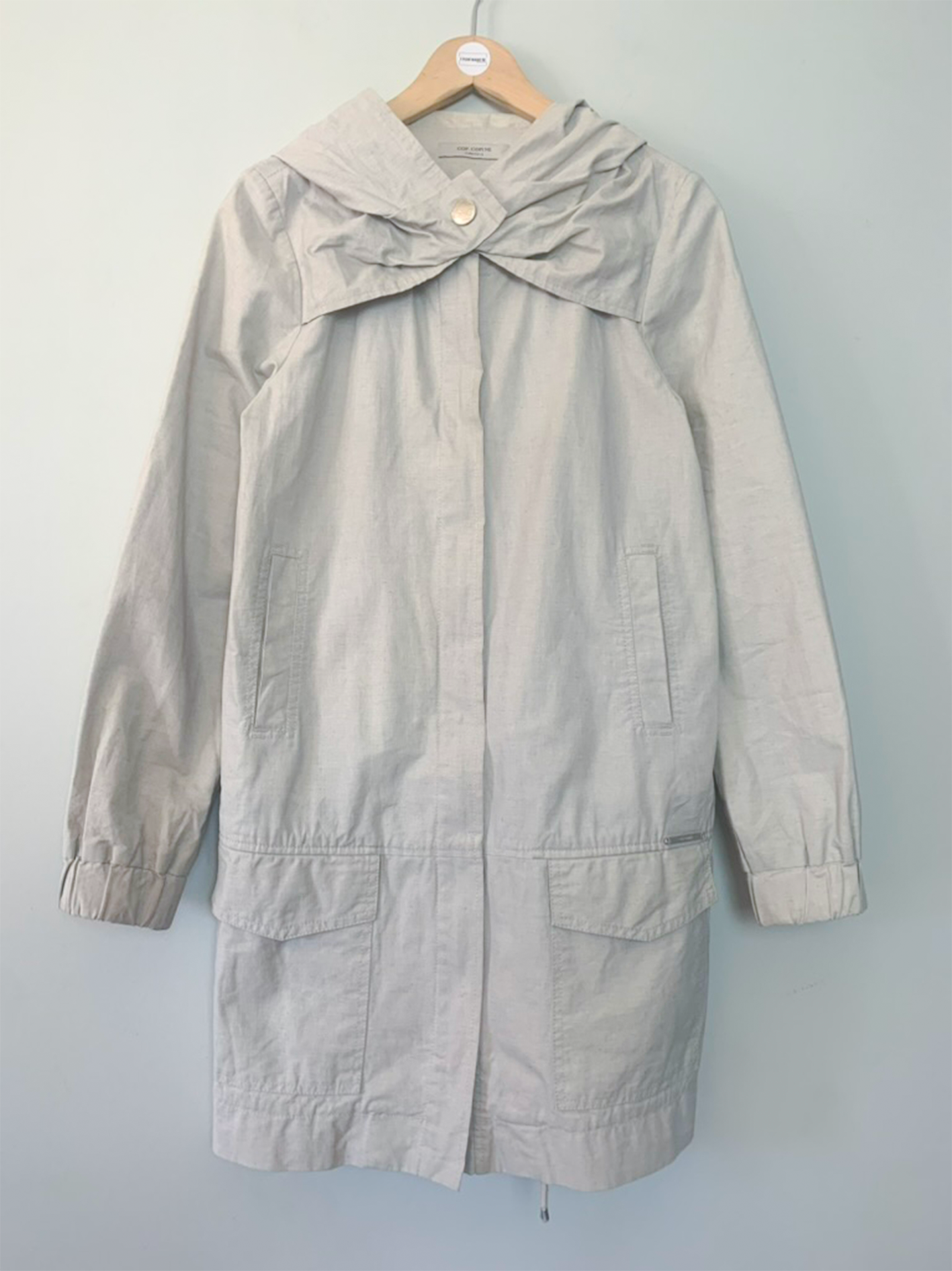 Parka imperméable en lin et coton Cop. Copine