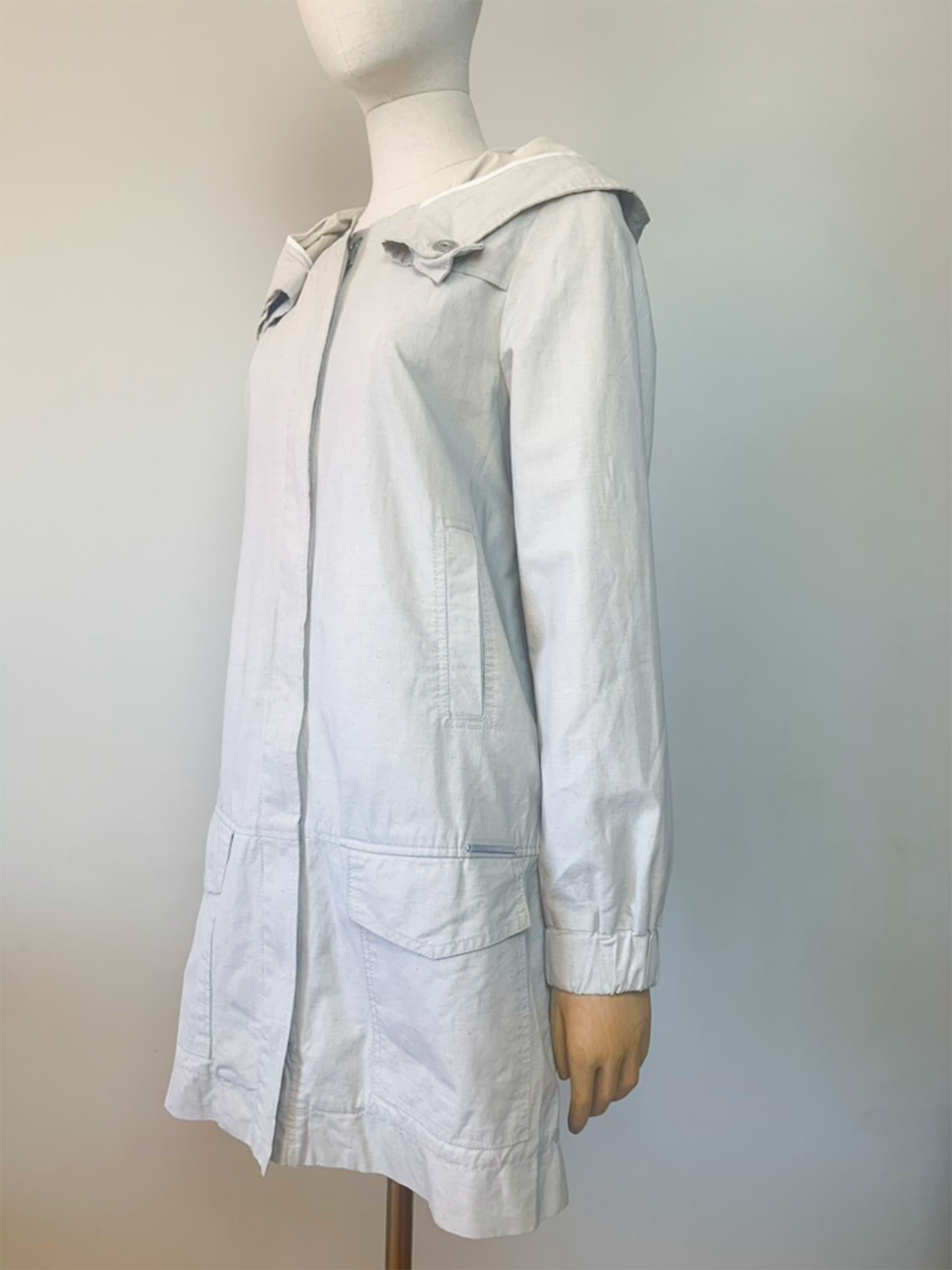 Parka imperméable en lin et coton Cop. Copine