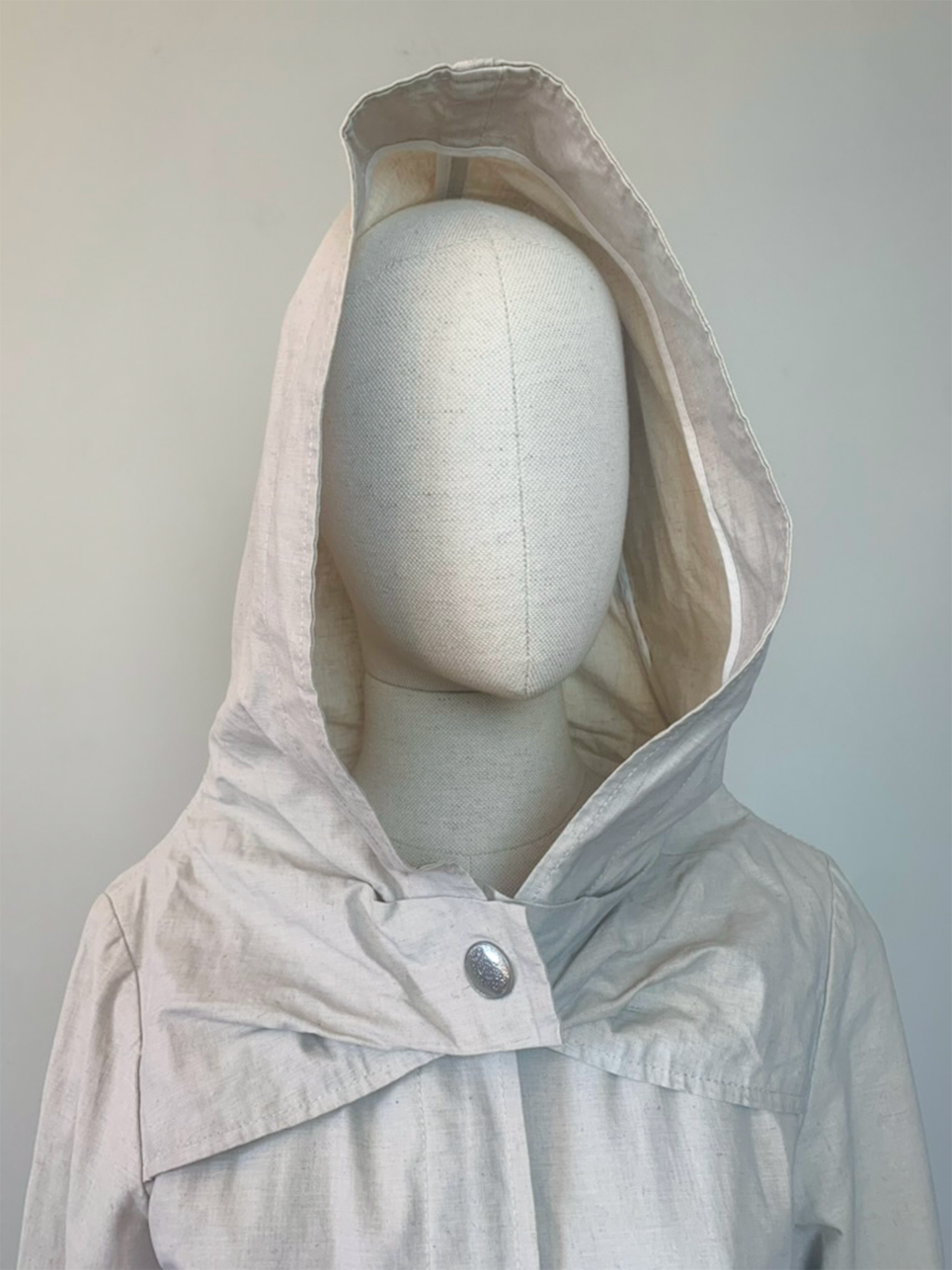 Parka imperméable en lin et coton Cop. Copine