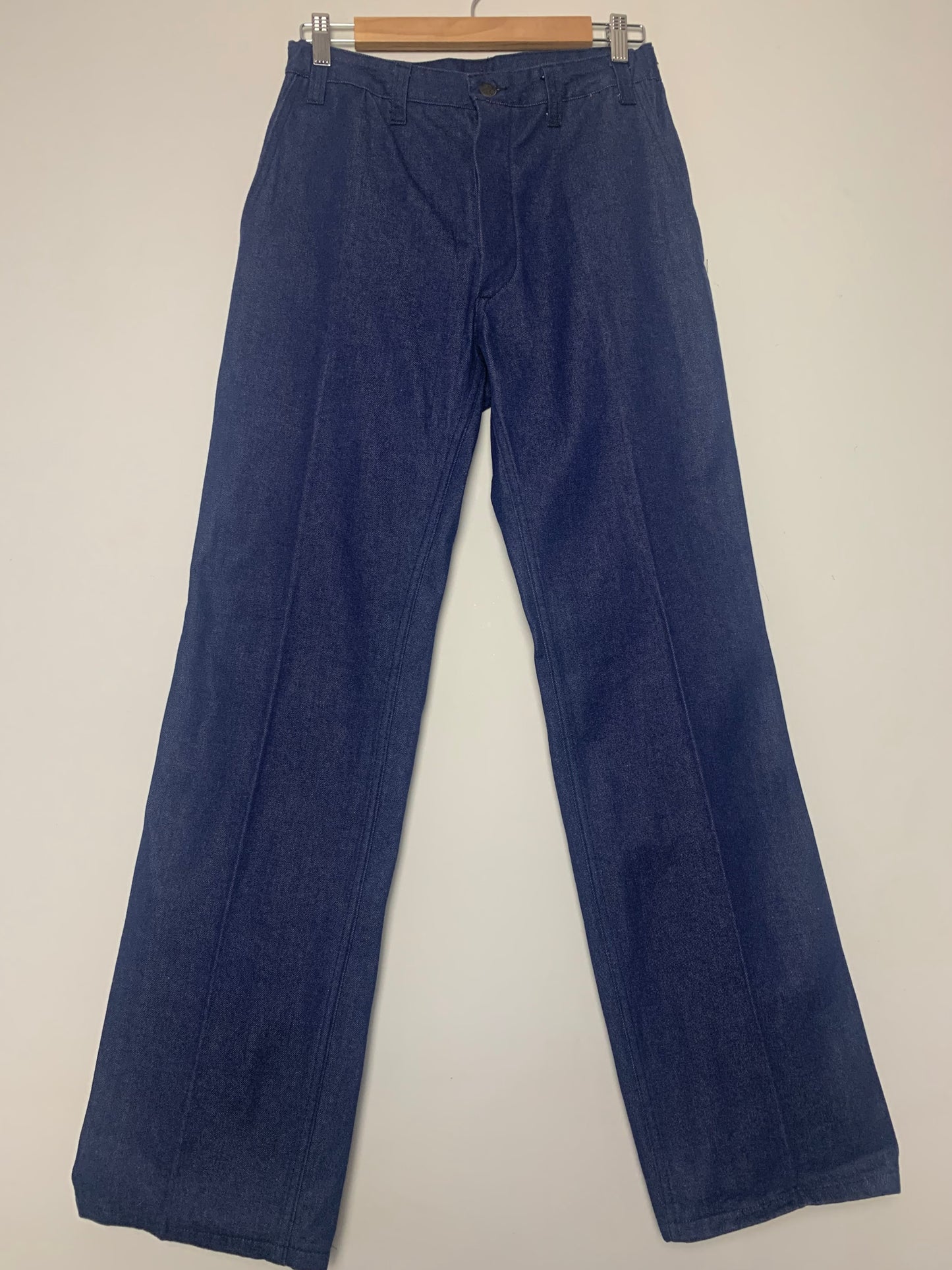 Jean femme indigo workwear utility vintage