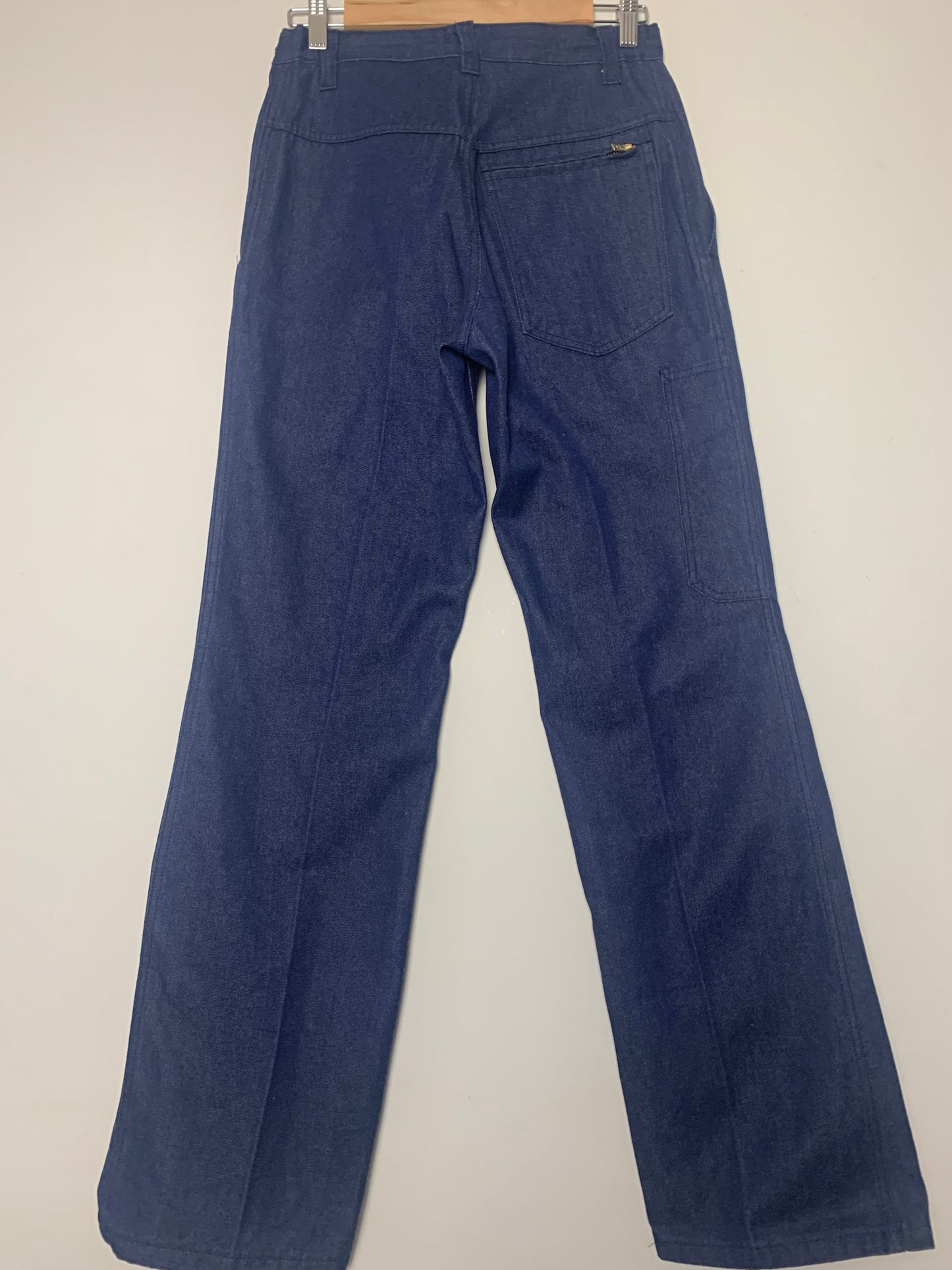 Jean femme indigo workwear utility vintage