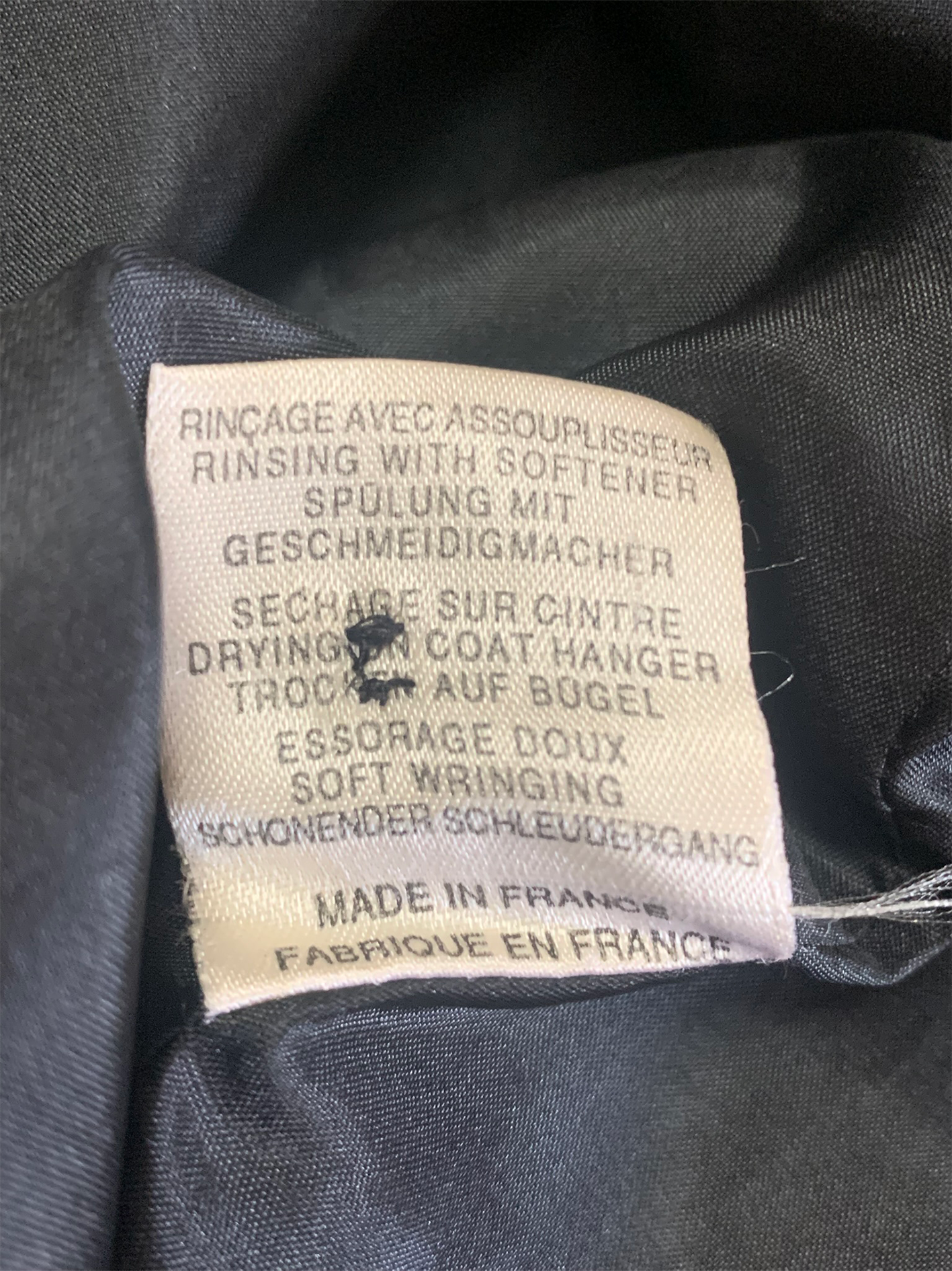 Veste classique noire vintage de la marque Spécifique