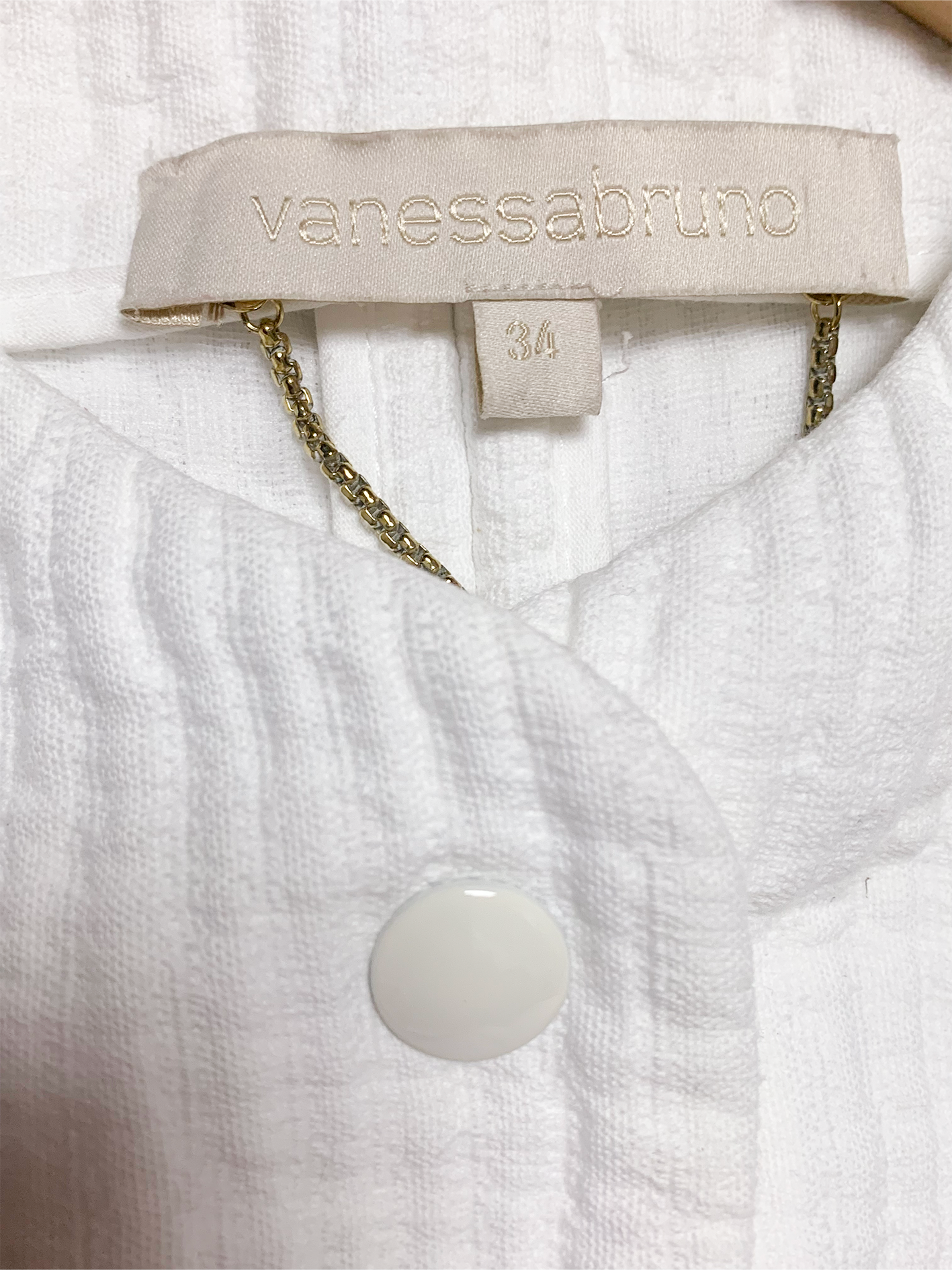 Veste blanche 100% coton Vanessa Bruno