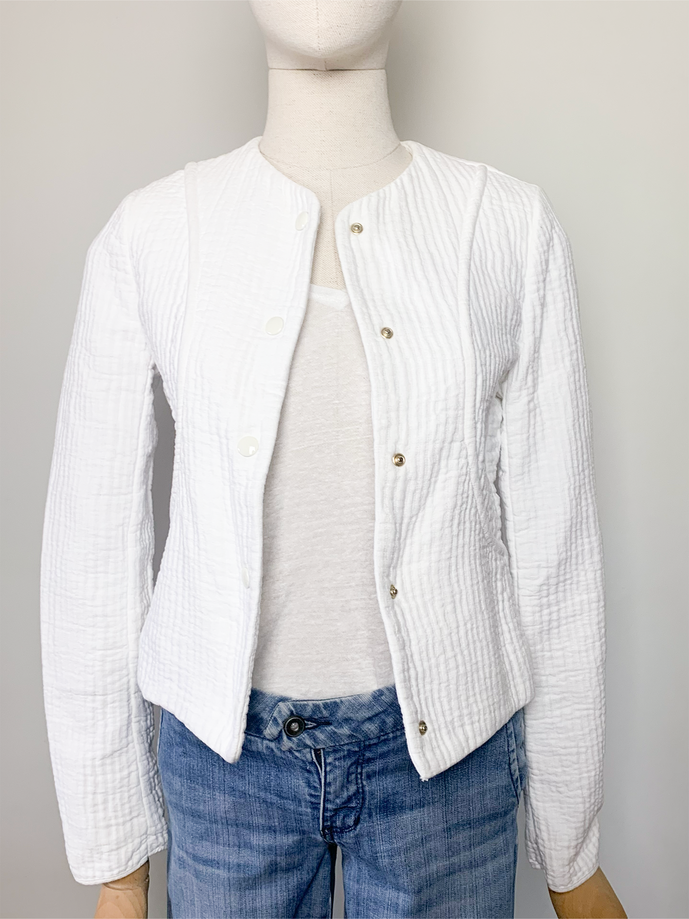 Veste blanche 100% coton Vanessa Bruno