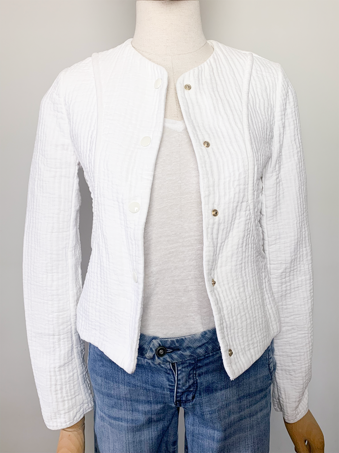 Veste blanche 100% coton Vanessa Bruno