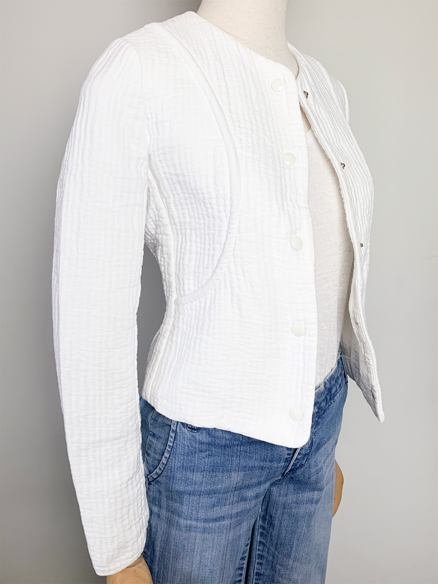Veste blanche 100% coton Vanessa Bruno