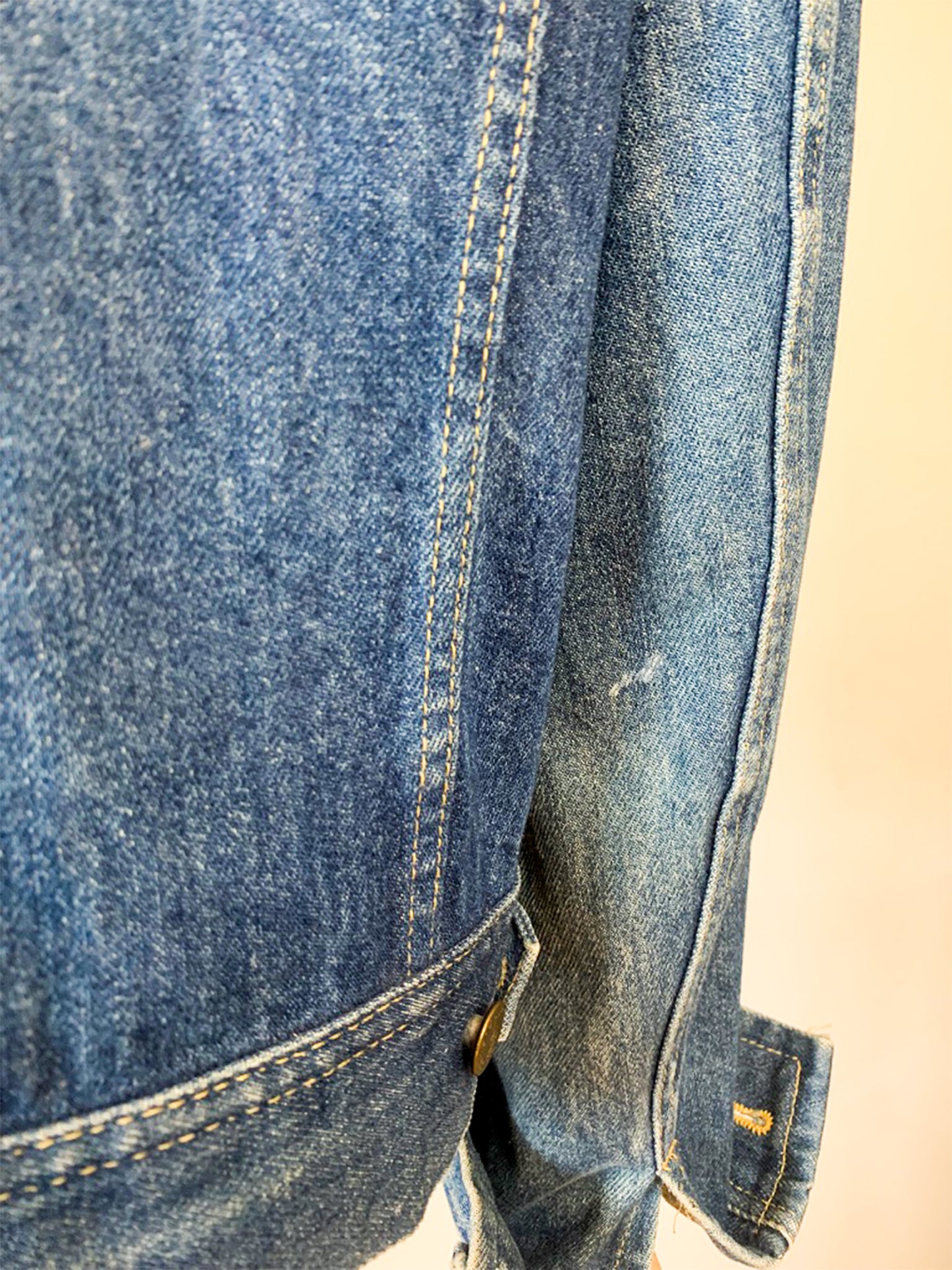 Veste en Jean Lee Vintage "Rider Jacket" - Denim Authentique - T. M