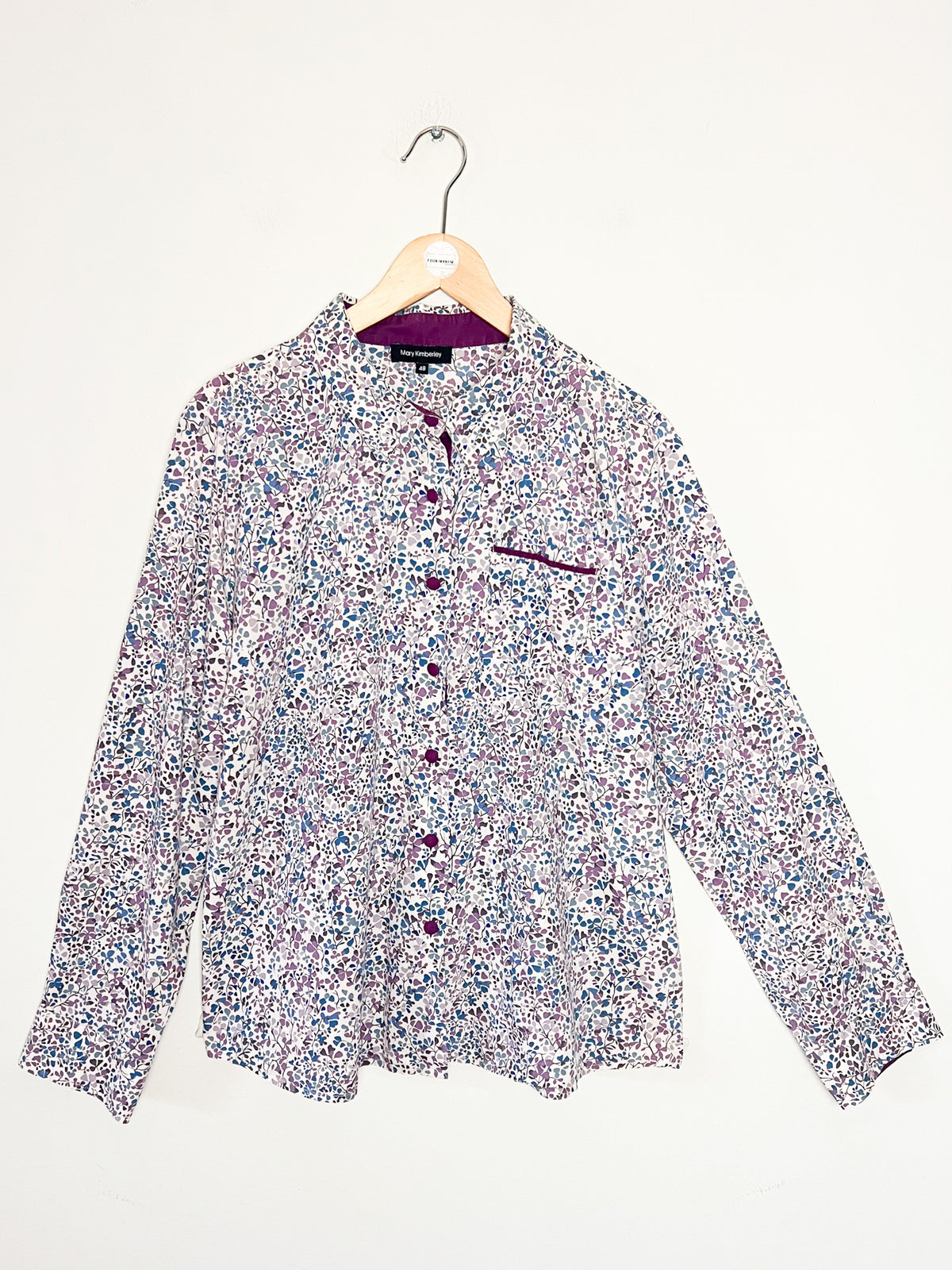 Chemisier 100% coton imprimé floral Liberty Mary Kimberley T. 48