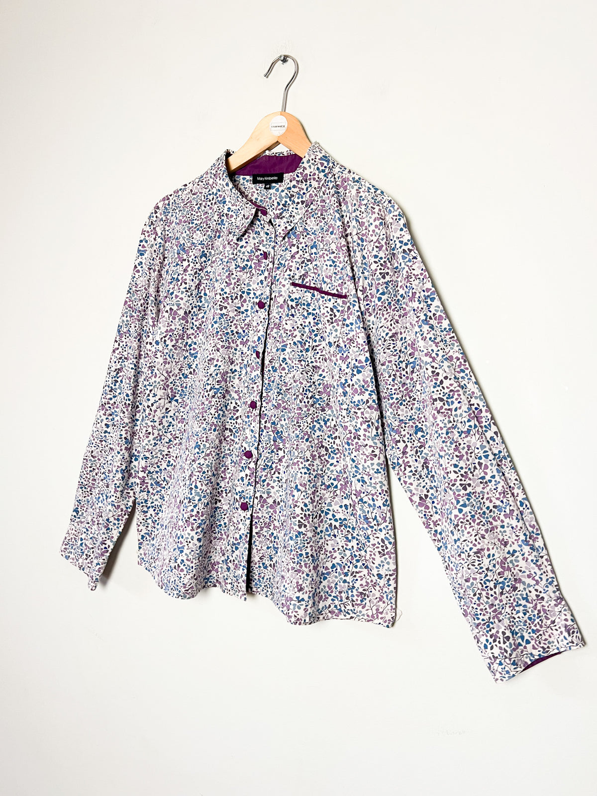 Chemisier 100% coton imprimé floral Liberty Mary Kimberley T. 48