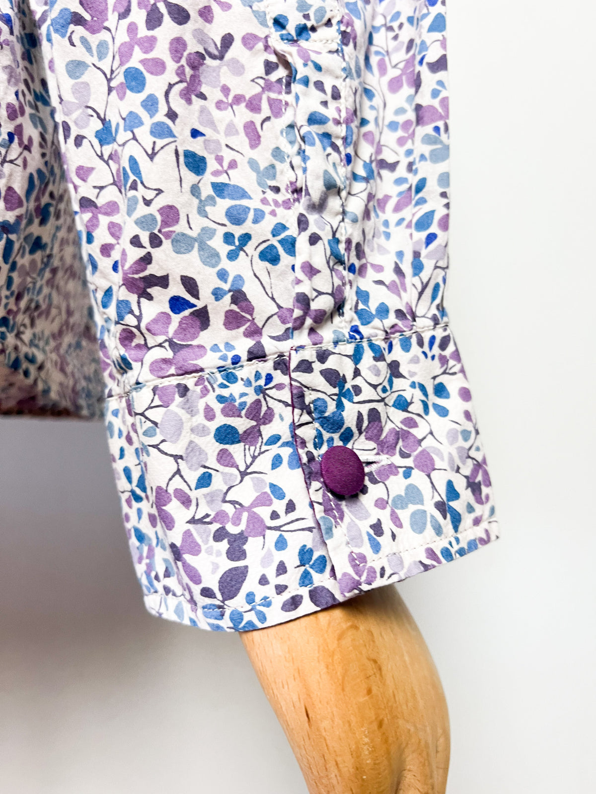 Chemisier 100% coton imprimé floral Liberty Mary Kimberley T. 48