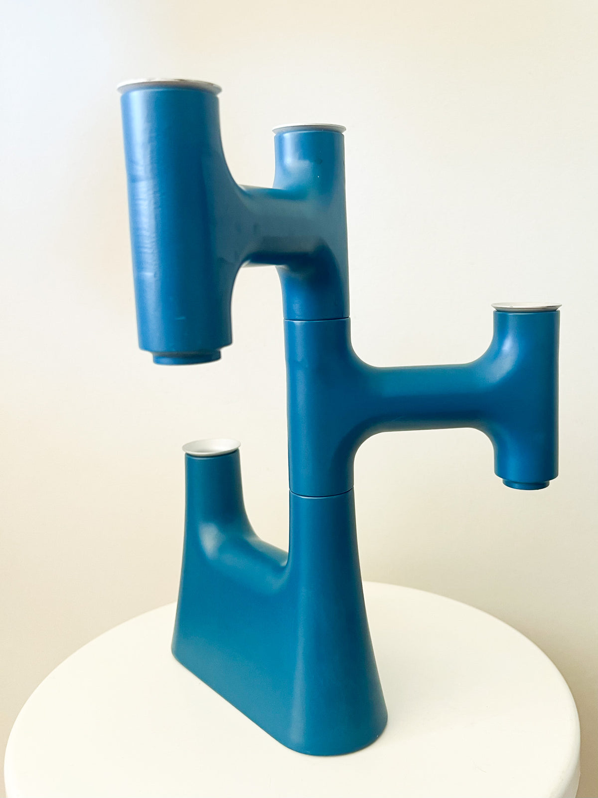 Chandelier bougeoir modulable IKEA PS 2012 Ehlén Johansson bleu Design
