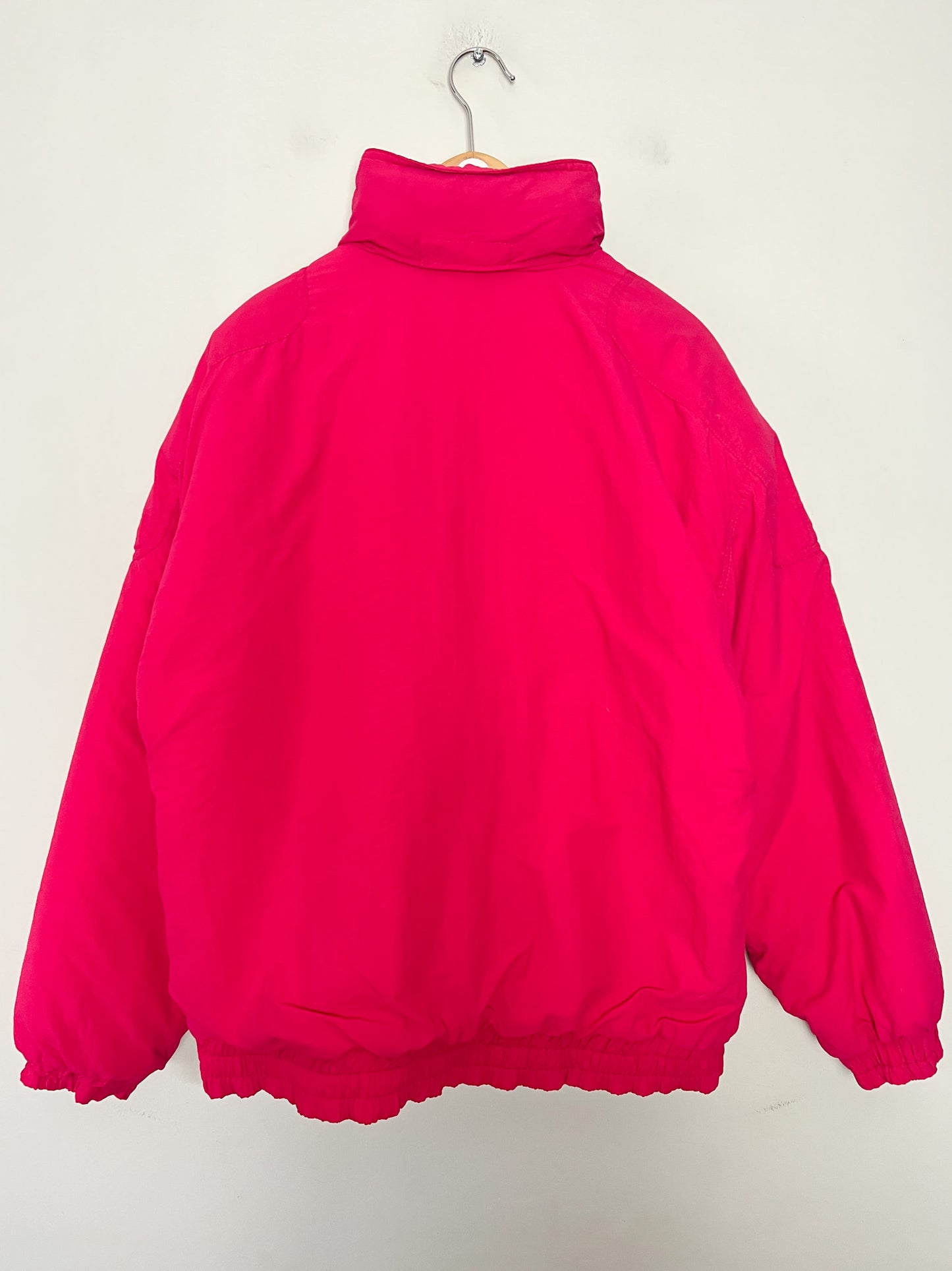 Blouson K-WAY Vintage Années 80 90 Rose Fuchsia - Collector- T. 42