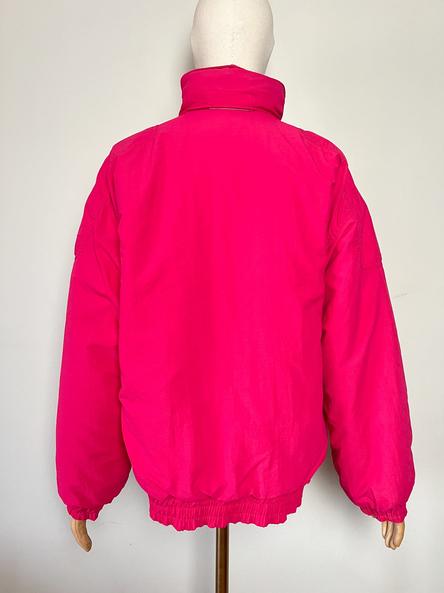 Blouson K-WAY Vintage Années 80 90 Rose Fuchsia - Collector- T. 42