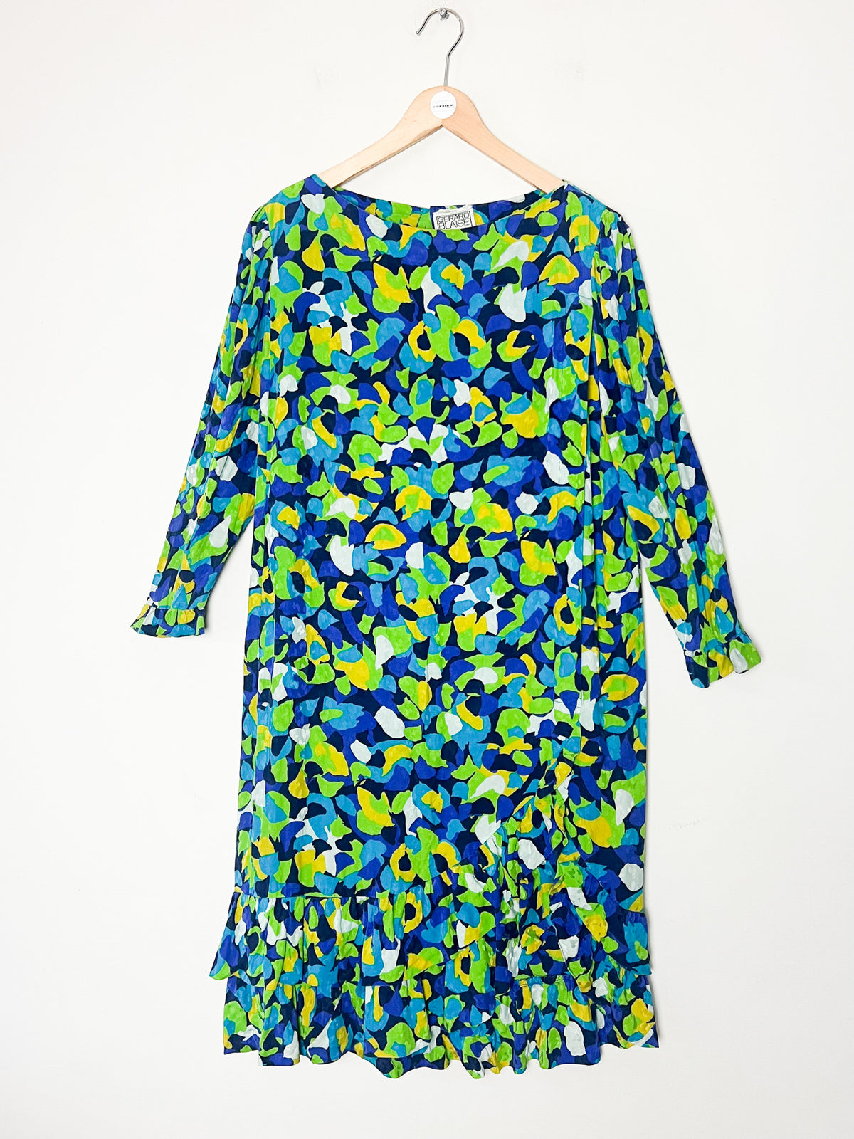 Robe vintage en soie Gérard Blaise Studio Couture Paris T42/44