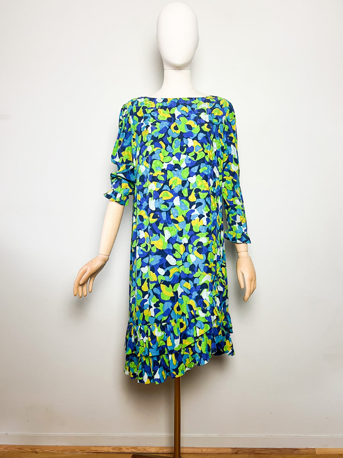 Robe vintage en soie Gérard Blaise Studio Couture Paris T42/44