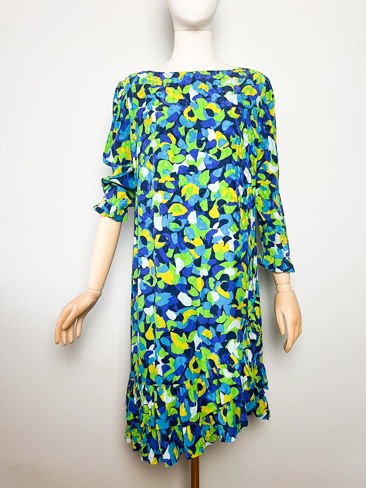 Robe vintage en soie Gérard Blaise Studio Couture Paris T42/44