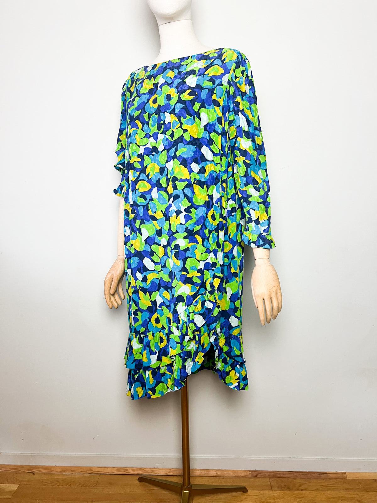 Robe vintage en soie Gérard Blaise Studio Couture Paris T42/44