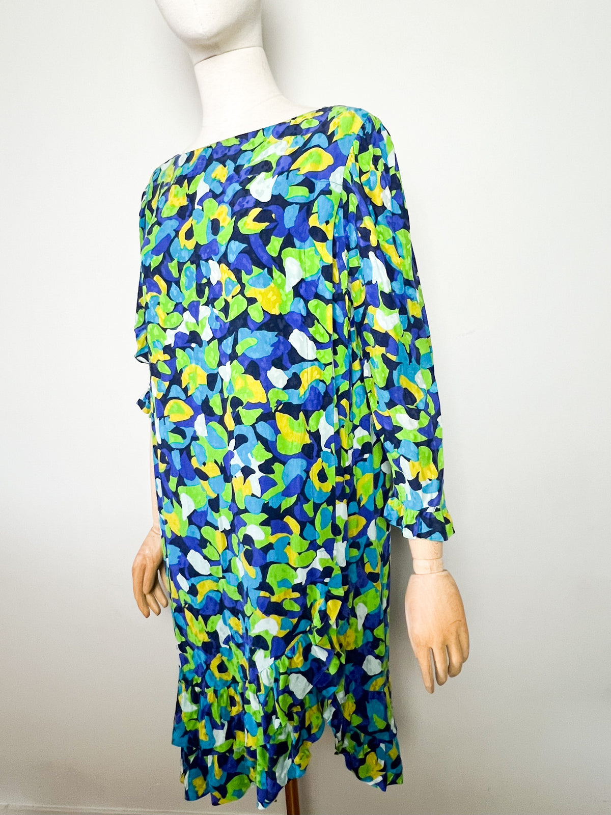 Robe vintage en soie Gérard Blaise Studio Couture Paris T42/44