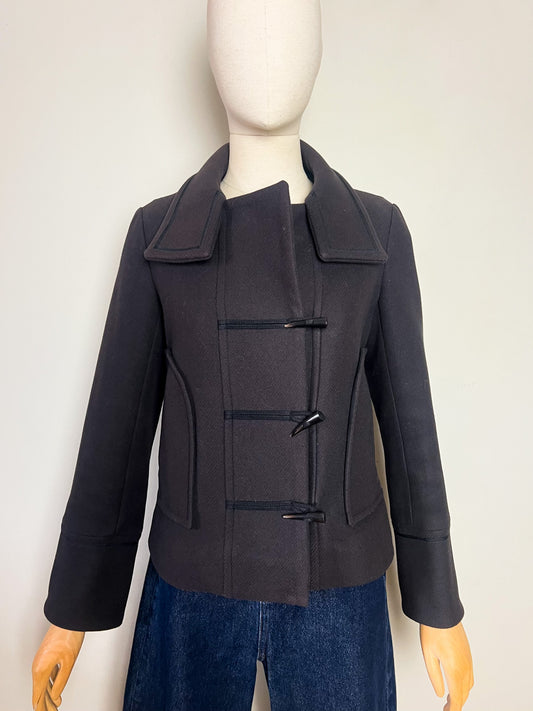 Veste courte en laine marron glacé Comptoir des Cotonniers — T38