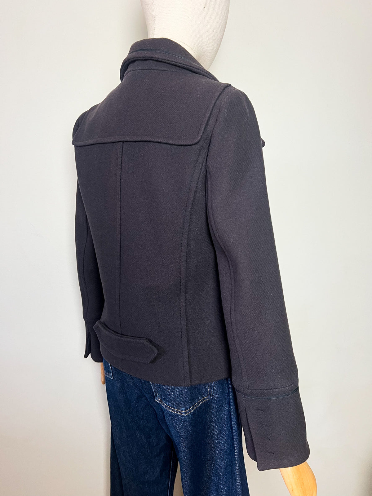 Veste courte en laine marron glacé Comptoir des Cotonniers — T38