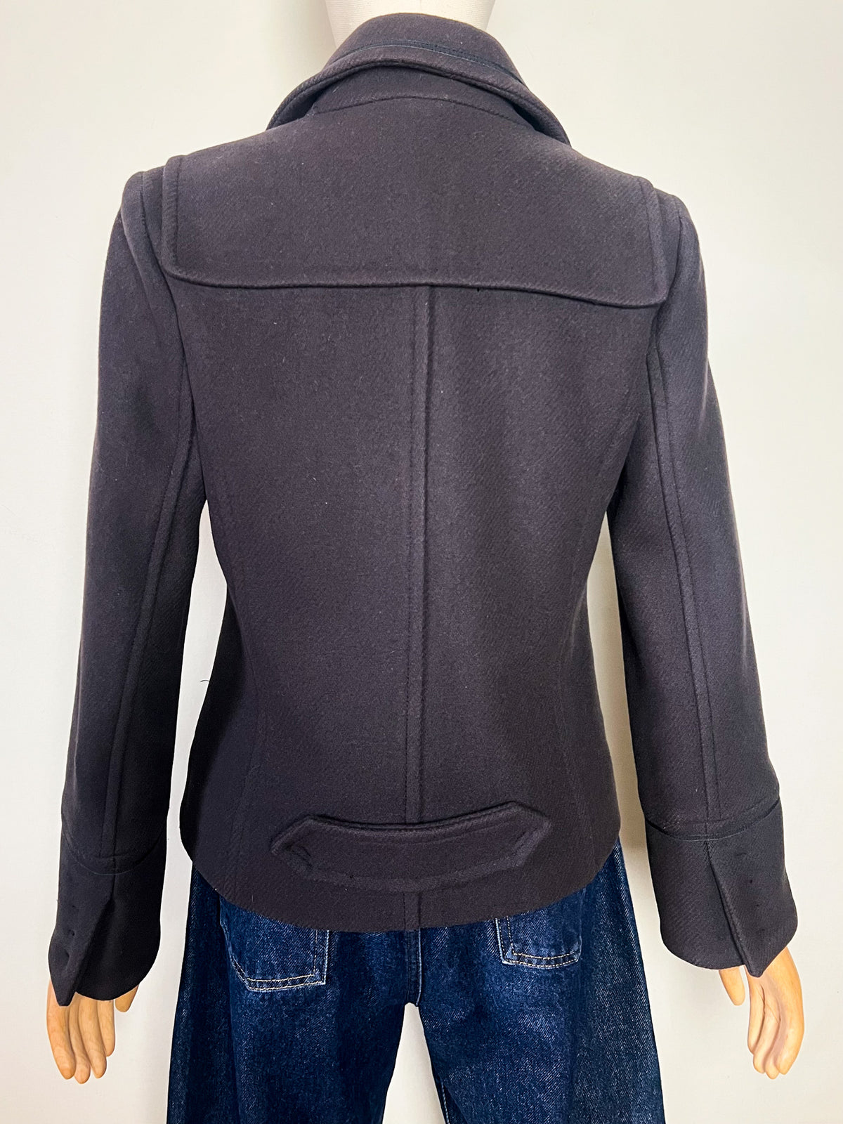 Veste courte en laine marron glacé Comptoir des Cotonniers — T38