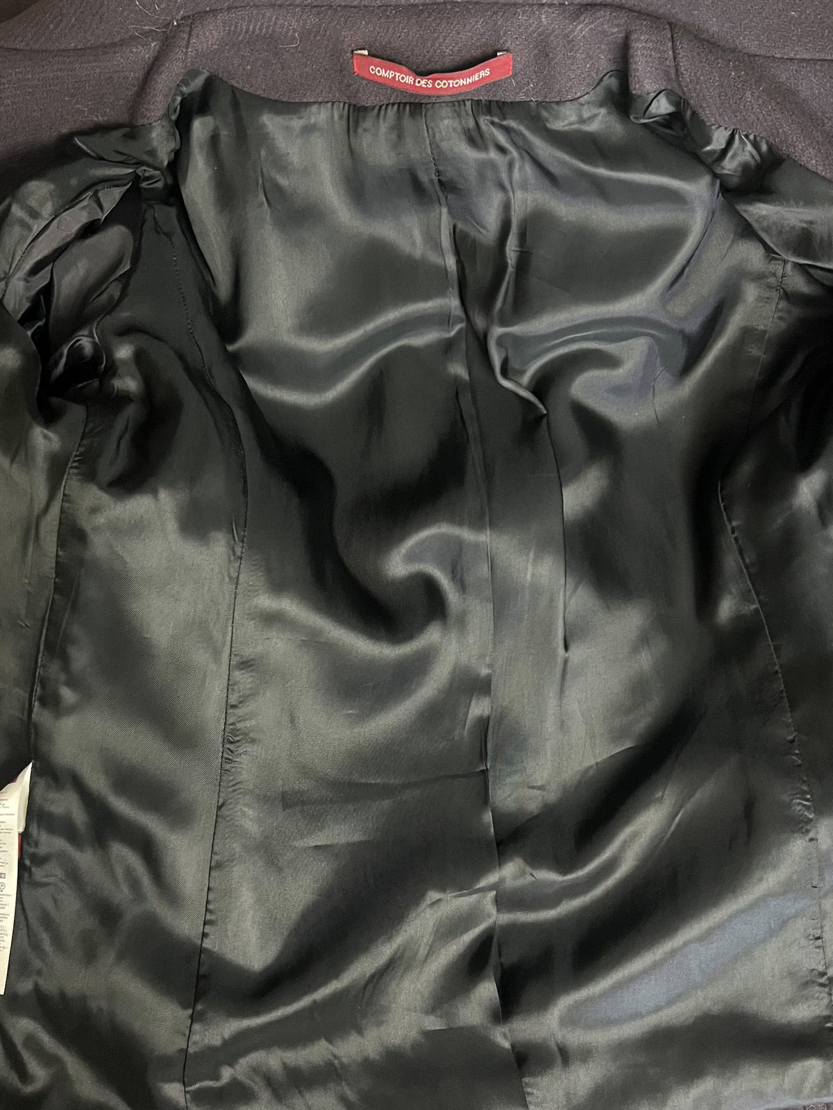 Veste courte en laine marron glacé Comptoir des Cotonniers — T38