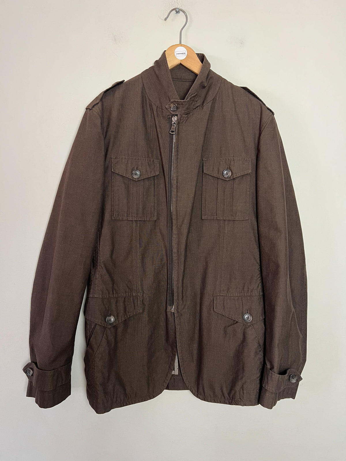 Veste saharienne militaire D&G Dolce & Gabbana marron T48 / M