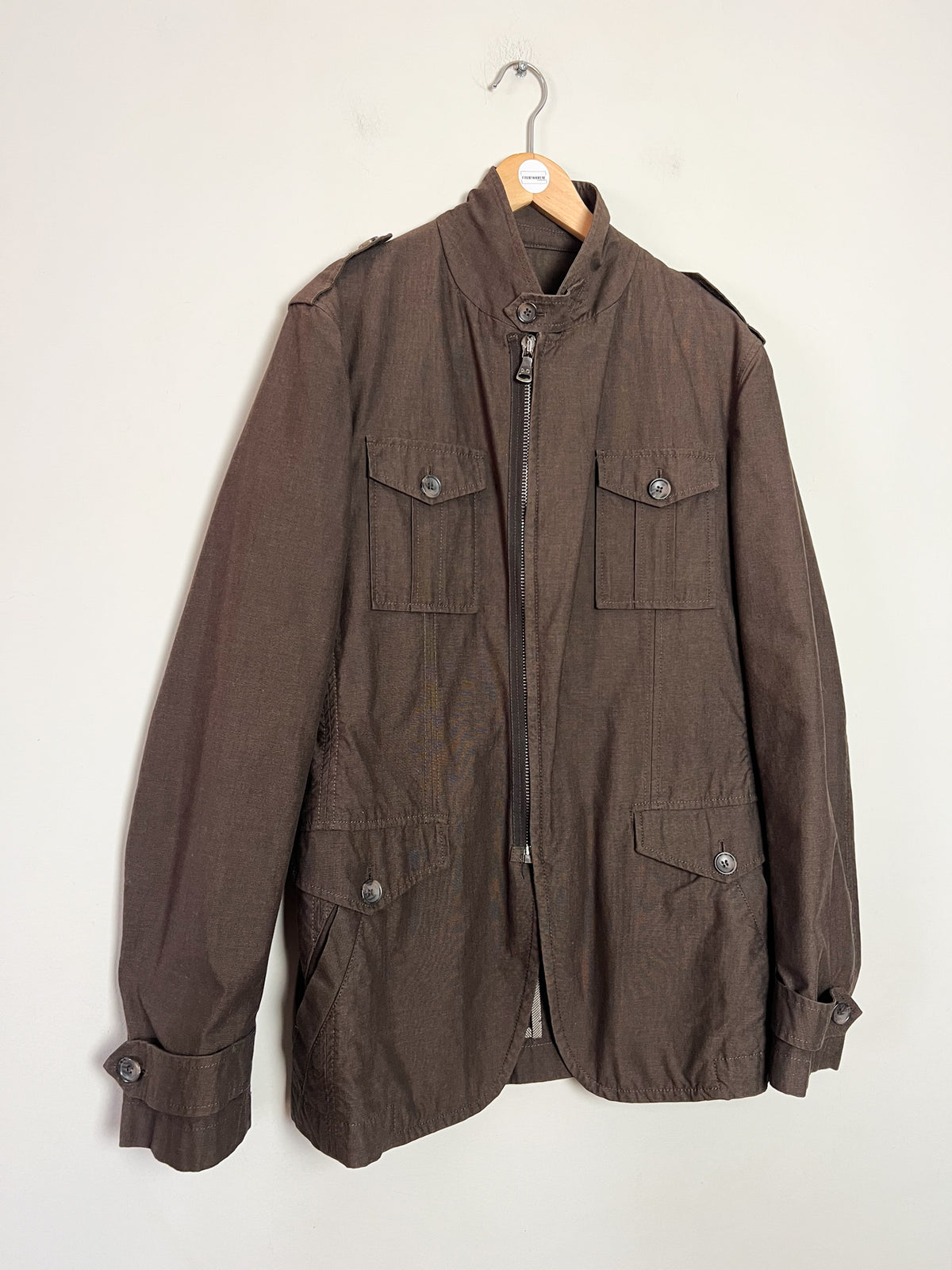 Veste saharienne militaire D&G Dolce & Gabbana marron T48 / M