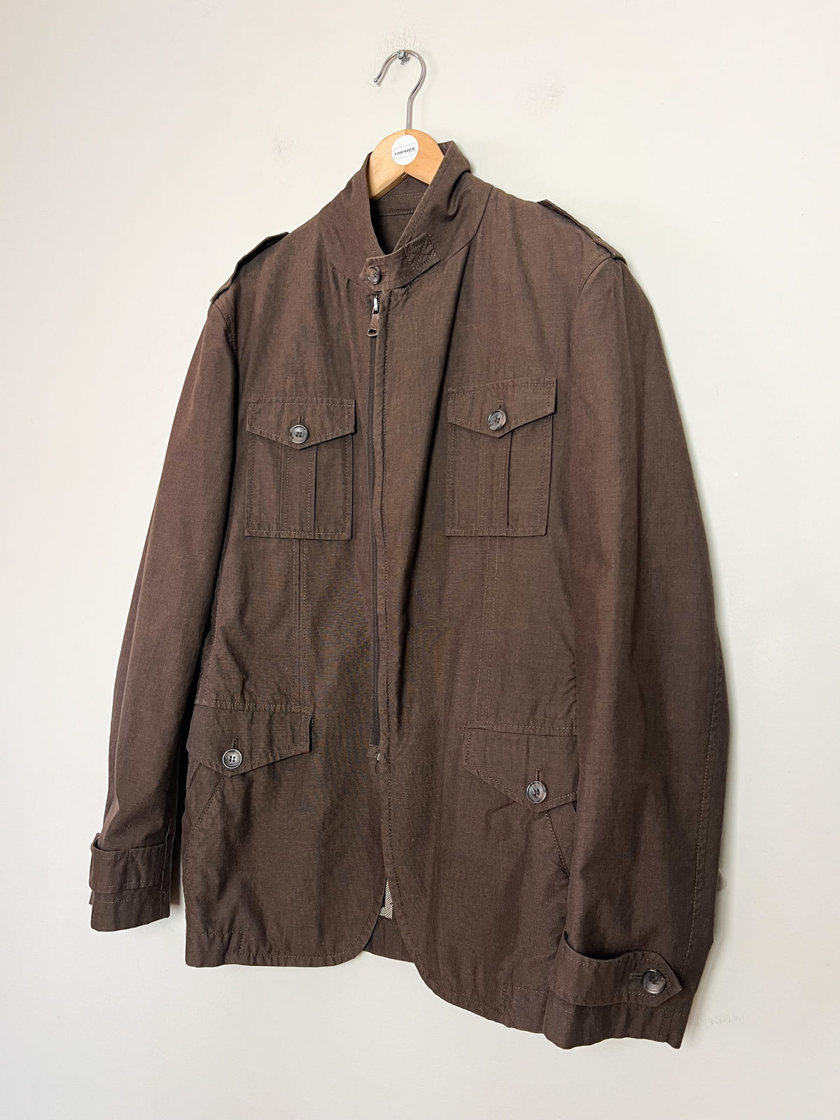 Veste saharienne militaire D&G Dolce & Gabbana marron T48 / M