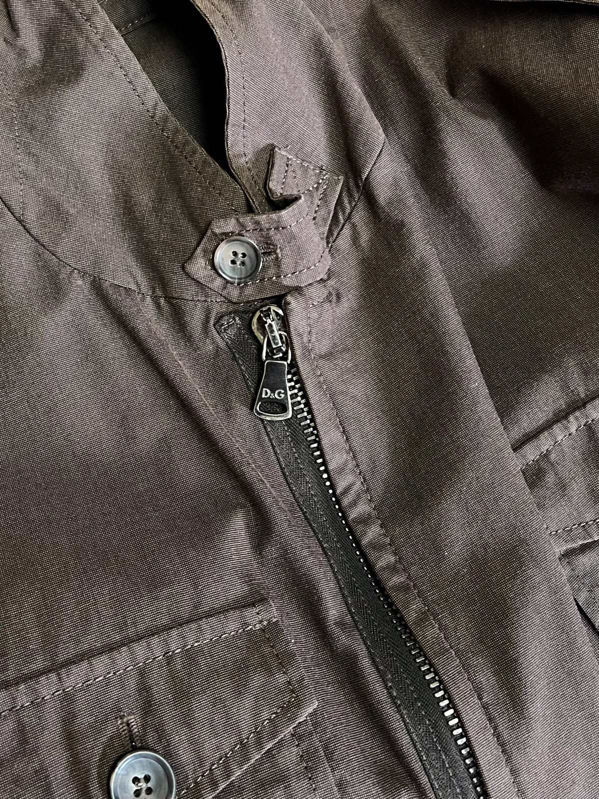 Veste saharienne militaire D&G Dolce & Gabbana marron T48 / M