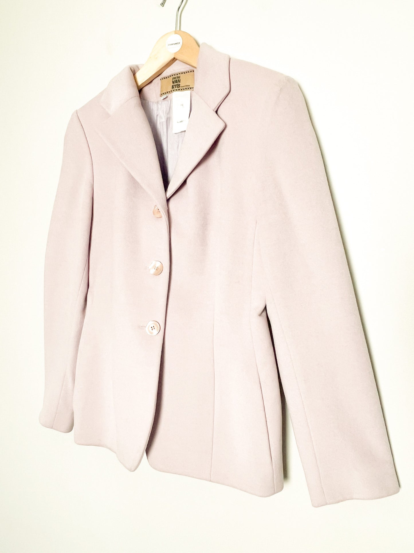 Veste Vintage Irene Van Ryb - Laine, Angora & Cachemire - Rose/Lila - T. 38