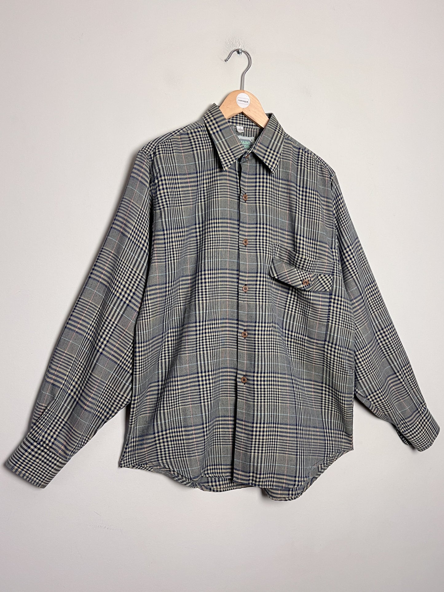 Chemise Vintage Années 90 à Carreaux - Style Bûcheron Chic - Marc Igor - T. S/M
