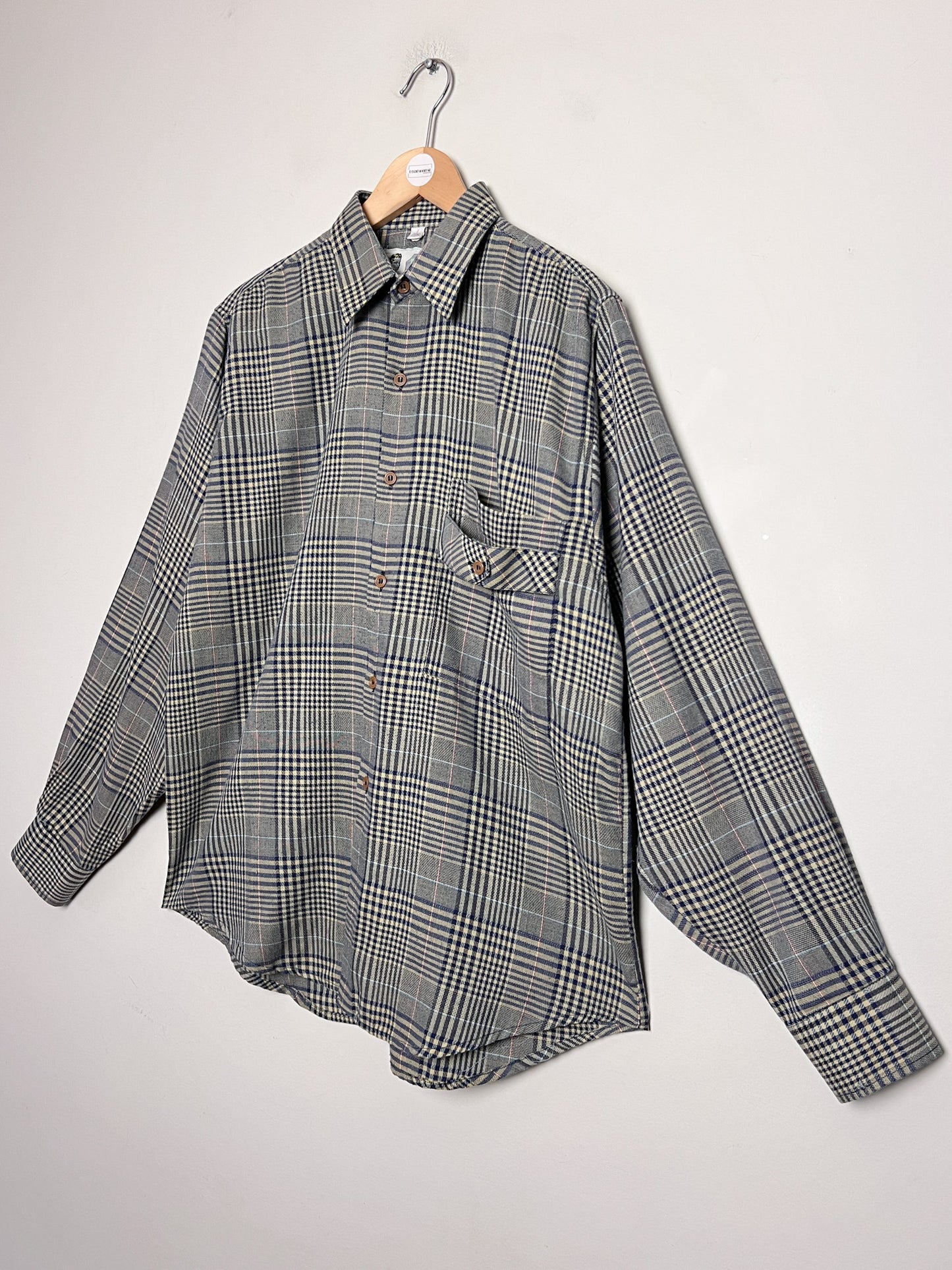 Chemise Vintage Années 90 à Carreaux - Style Bûcheron Chic - Marc Igor - T. S/M