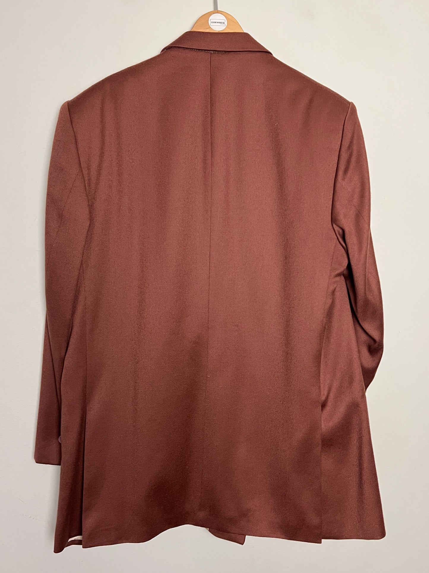 Blazer Vintage Années 70/80 Ted Lapidus – marron- 100% Laine Vierge Woolmark - T. 52 (L/XL)