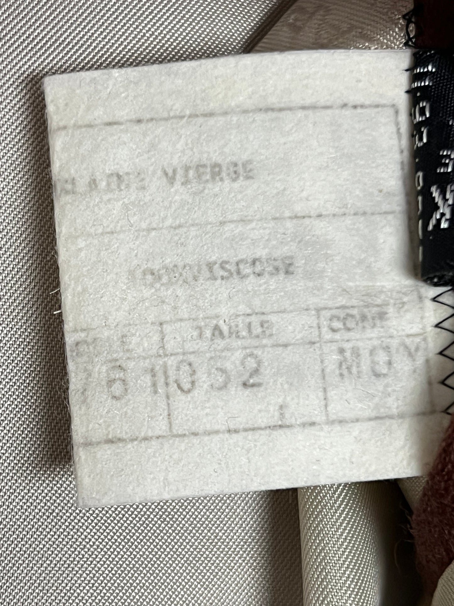 Blazer Vintage Années 70/80 Ted Lapidus – marron- 100% Laine Vierge Woolmark - T. 52 (L/XL)
