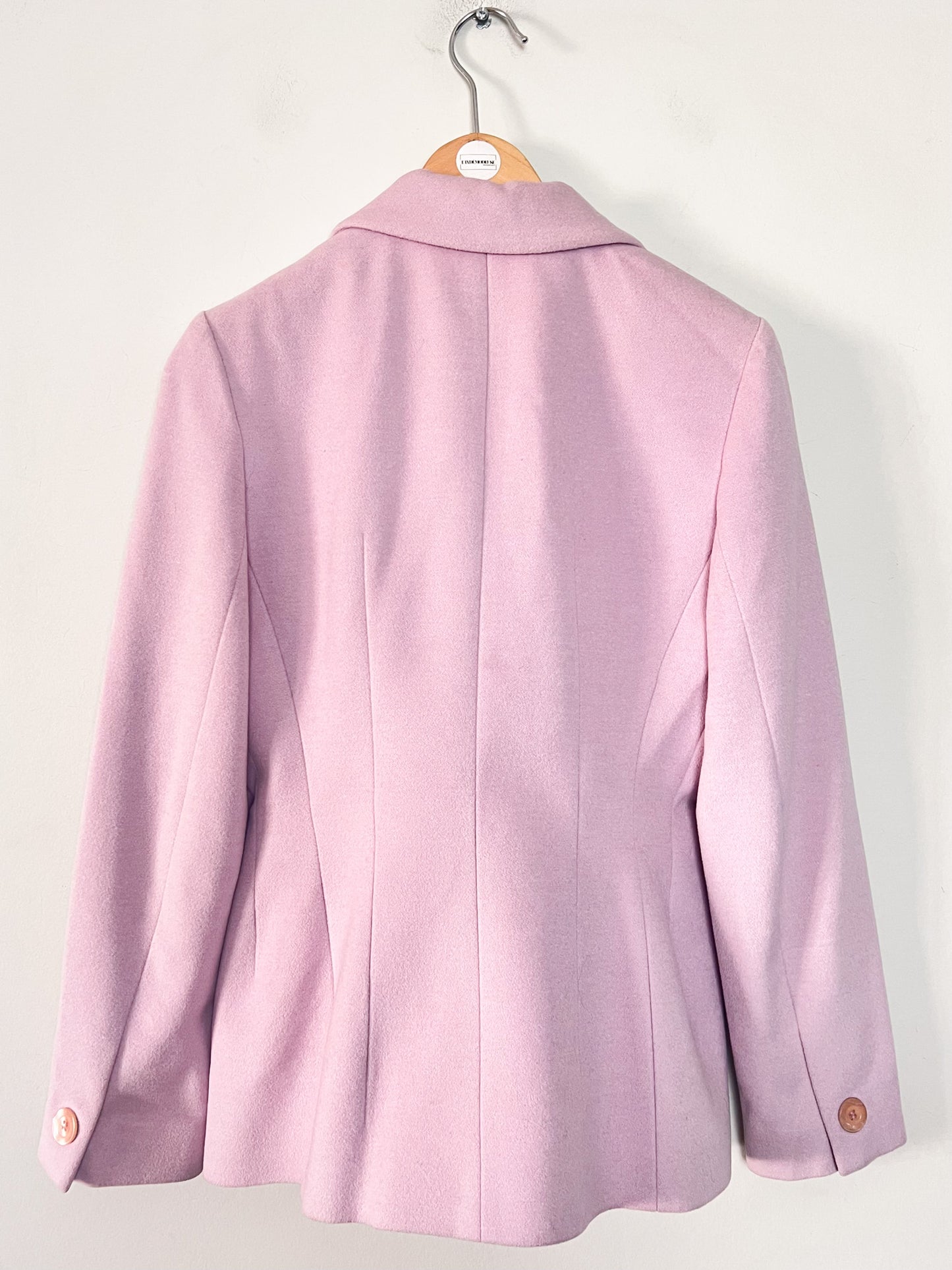Veste Vintage Irene Van Ryb - Laine, Angora & Cachemire - Rose/Lila - T. 38