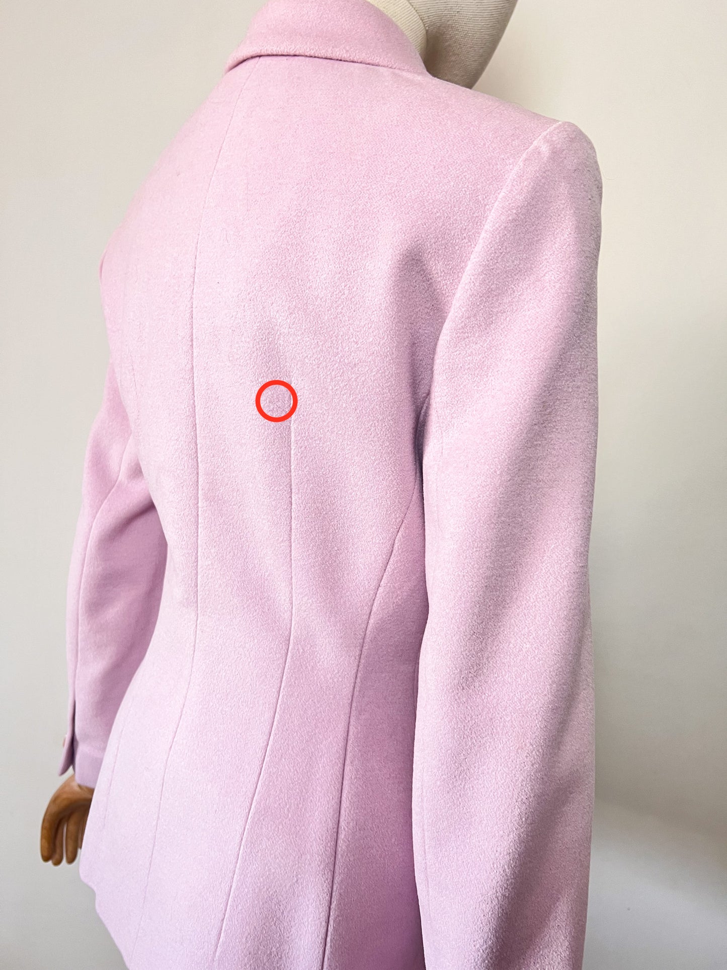 Veste Vintage Irene Van Ryb - Laine, Angora & Cachemire - Rose/Lila - T. 38