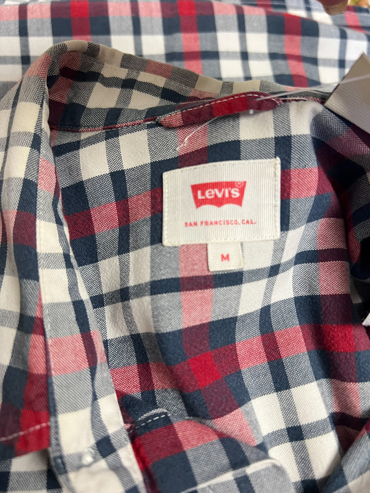 Chemise / Surchemise Western à carreaux Levi's – Boutons nacrés – Taille M
