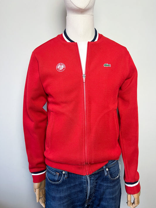 Cardigan zippé Lacoste x Roland-Garros – Rouge – Taille M (FR 4)