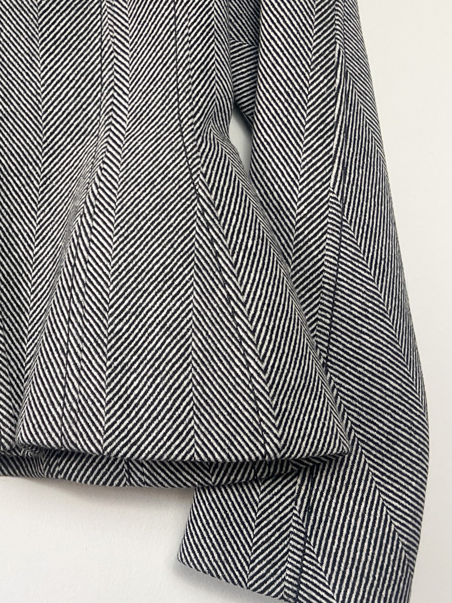 Veste CHRISTIAN DIOR BOUTIQUE (Période John Galliano) - 100% Laine Vierge & Soie - Col Kalgan Amovible - Made in France - Taille 36 FR