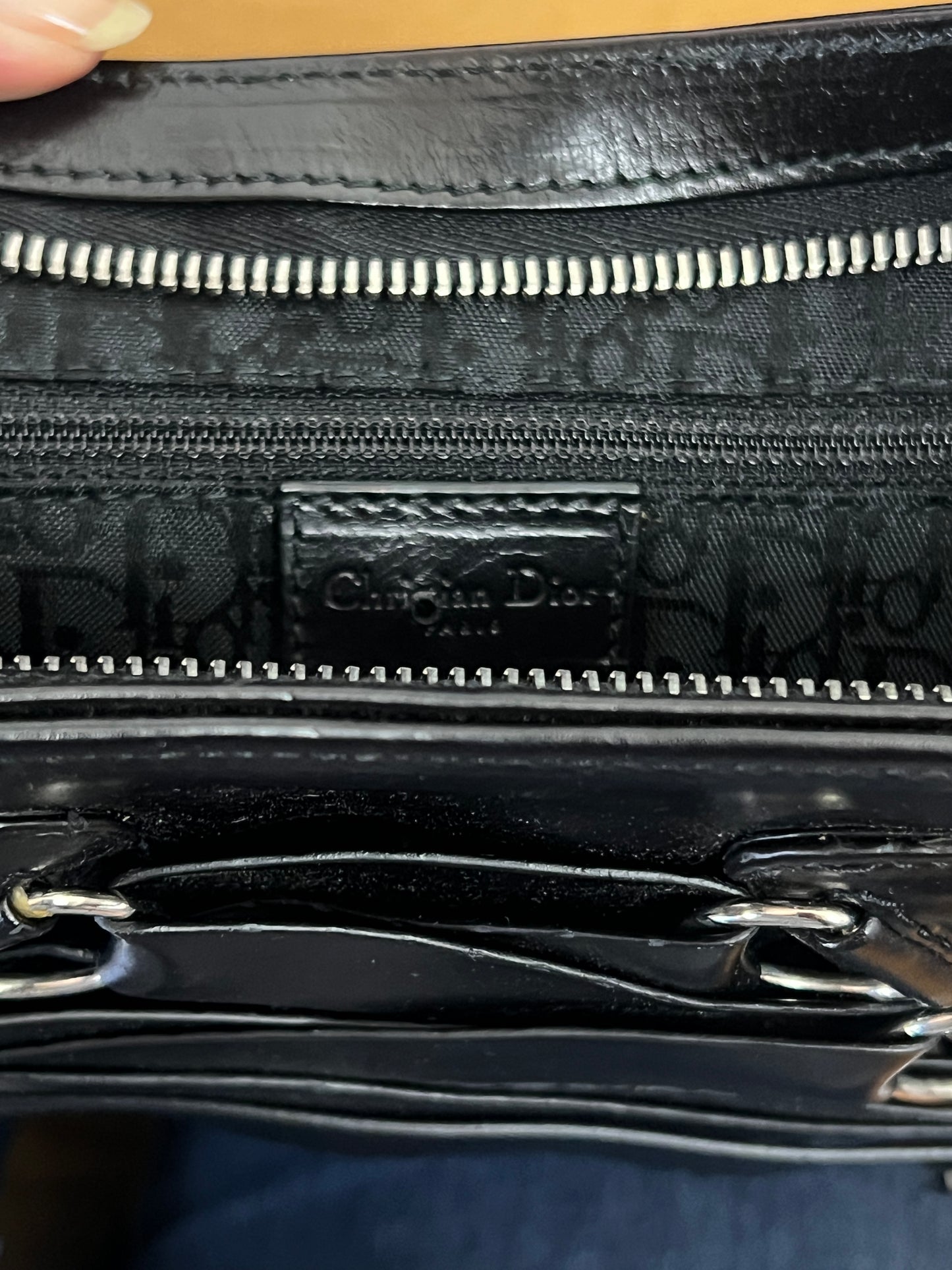Sac à main CHRISTIAN DIOR "Ballet Corset" Période John Galliano - Cuir Noir - Zips & Sangles Multiples - Années 2000 - Pièce Archive