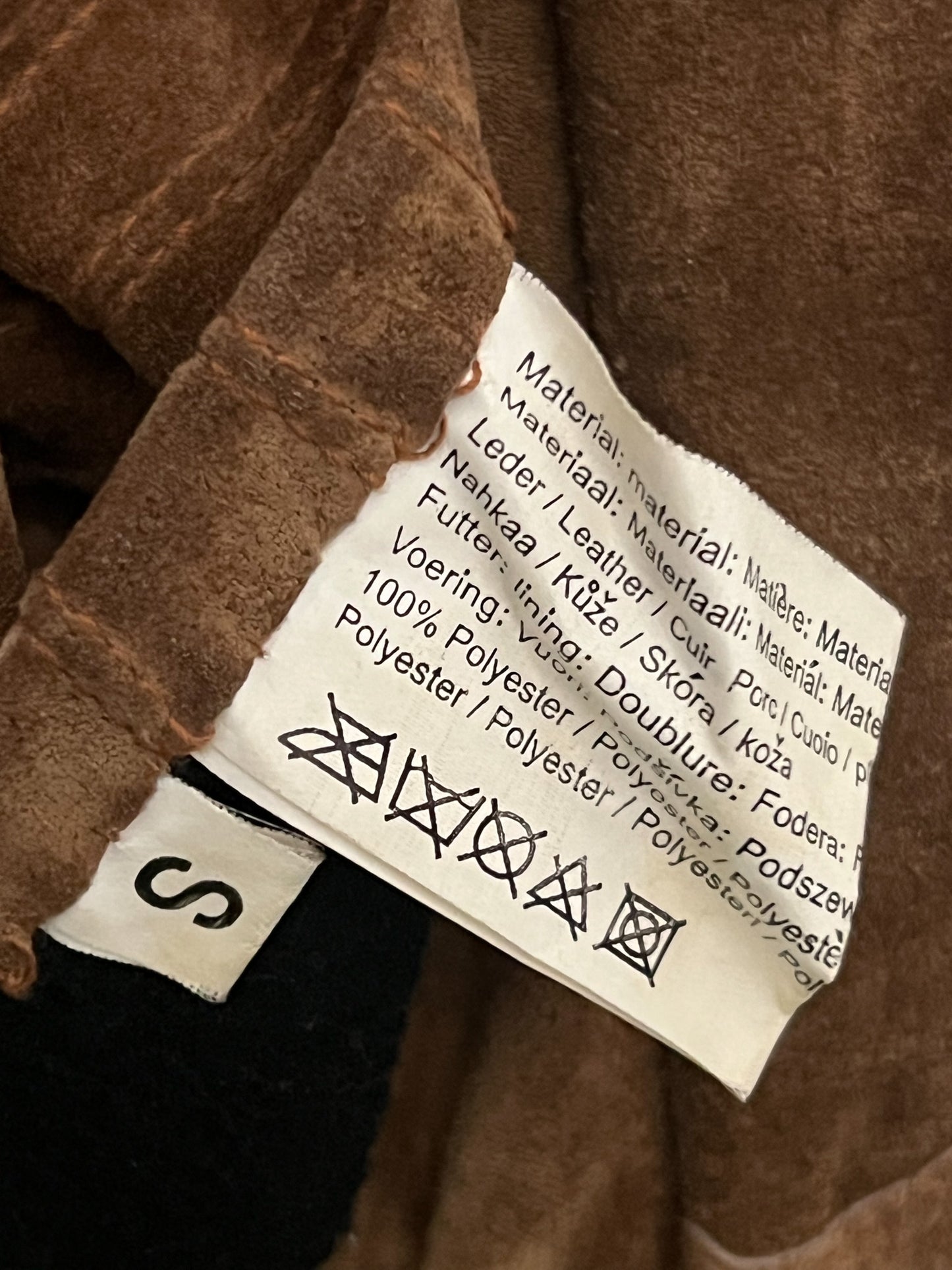 Gants en Croûte de Cuir Marron - Détails Plis - Doublés – TS
