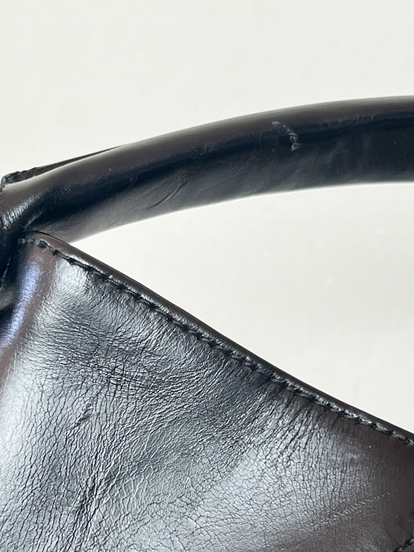 Sac à main CHRISTIAN DIOR "Ballet Corset" Période John Galliano - Cuir Noir - Zips & Sangles Multiples - Années 2000 - Pièce Archive