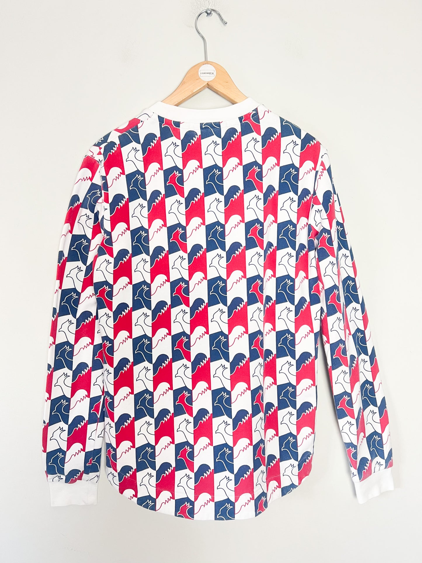 Sweatshirt Sport-Chic - Coq Tricolore - Coupe Asymétrique Rossignol - T38